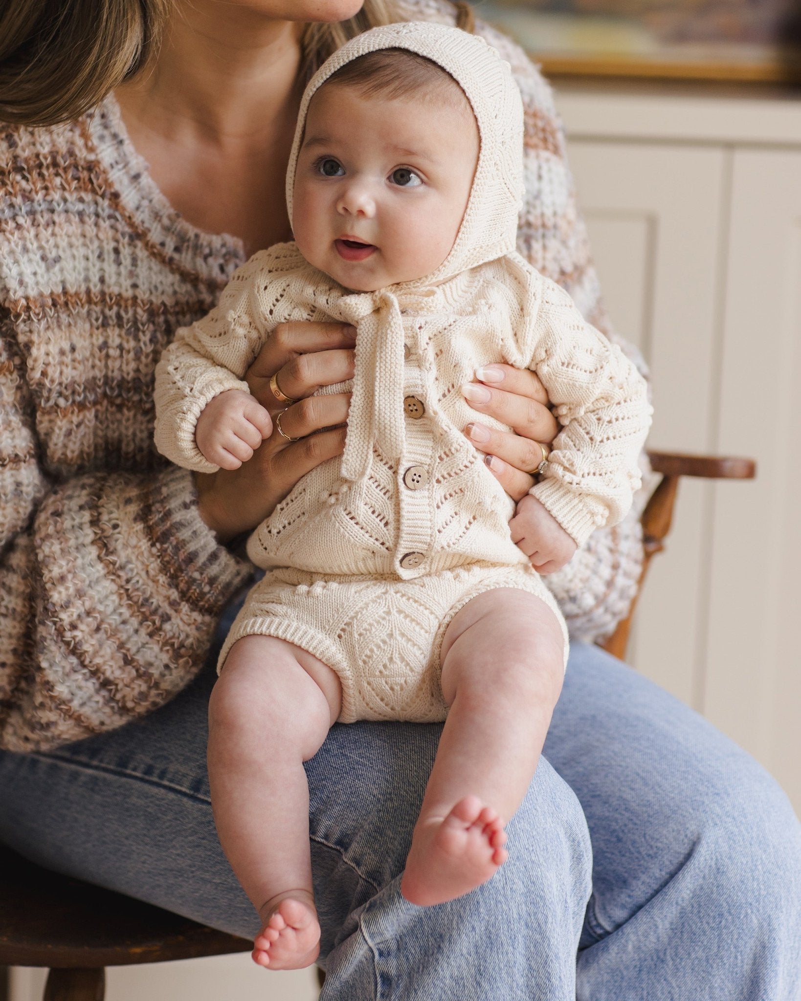 Knit Bonnet || Natural* - Rylee + Cru Canada