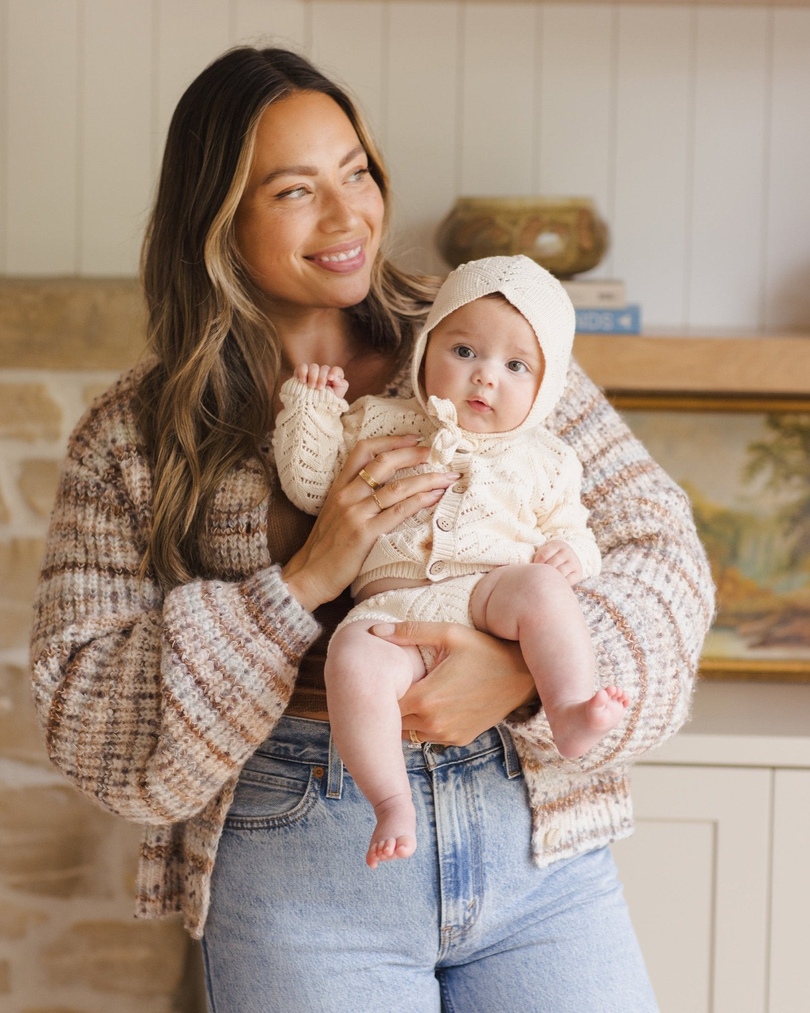 Knit Bonnet || Natural* - Rylee + Cru Canada