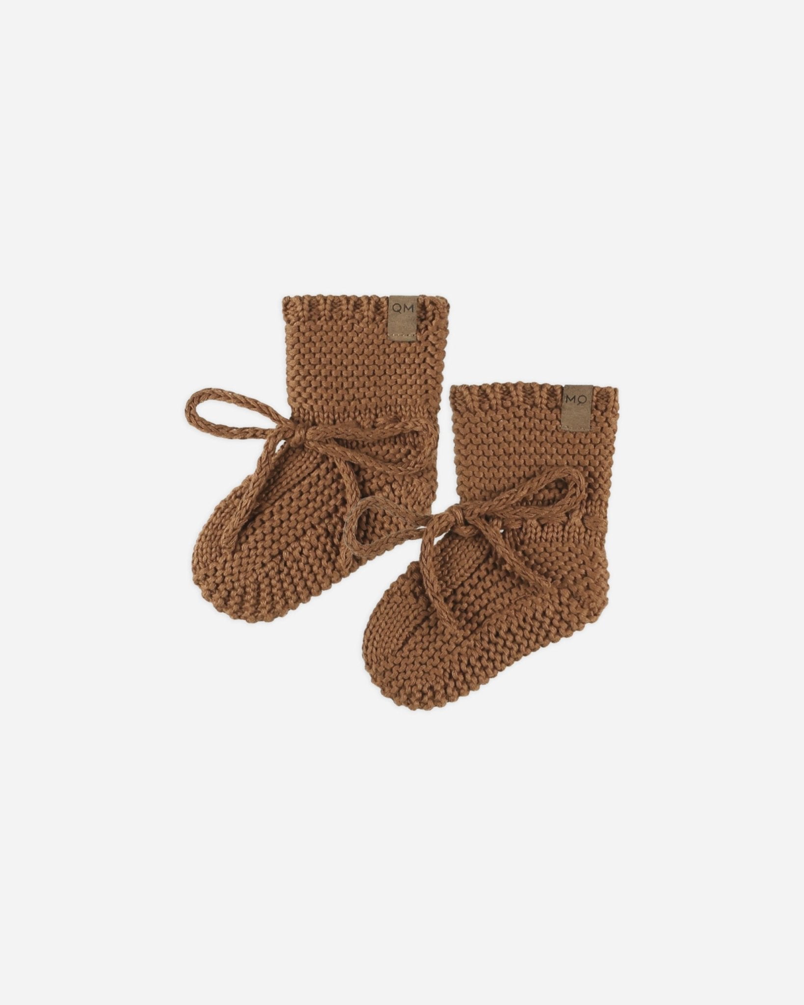 Knit Booties || Cinnamon - Rylee + Cru Canada