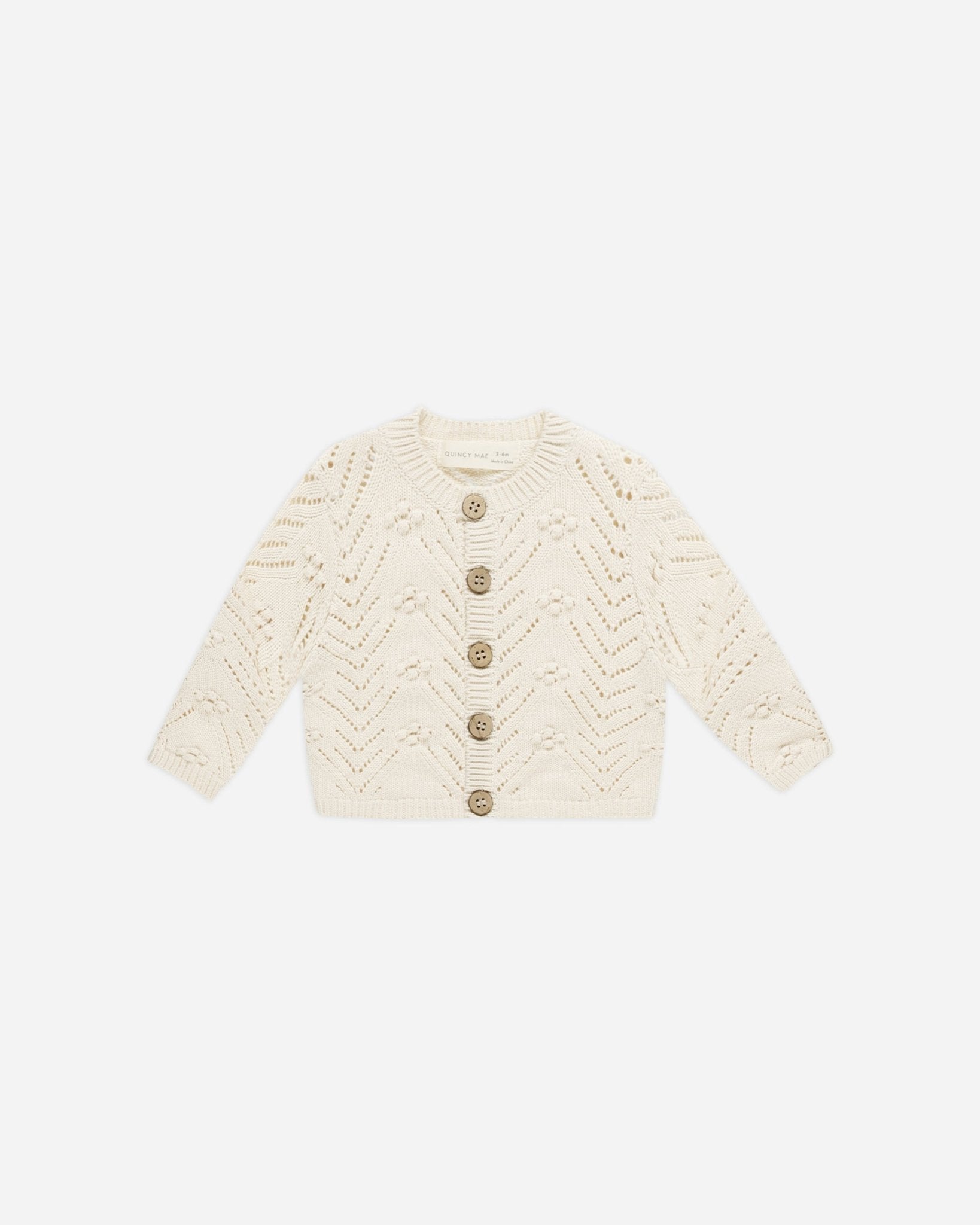 Knit Cardigan || Natural - Rylee + Cru Canada