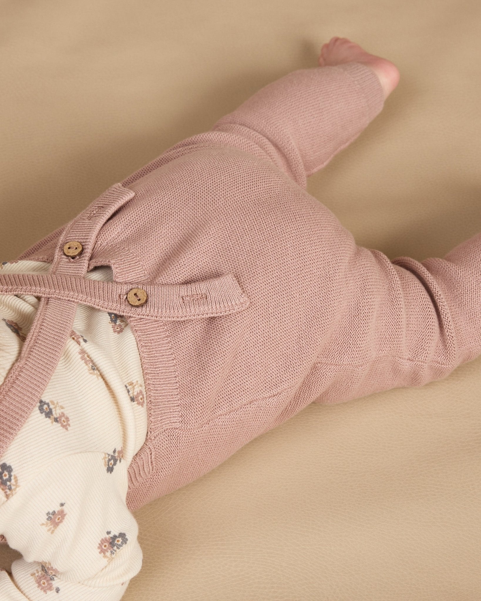 Knit Overall || Mauve - Rylee + Cru Canada