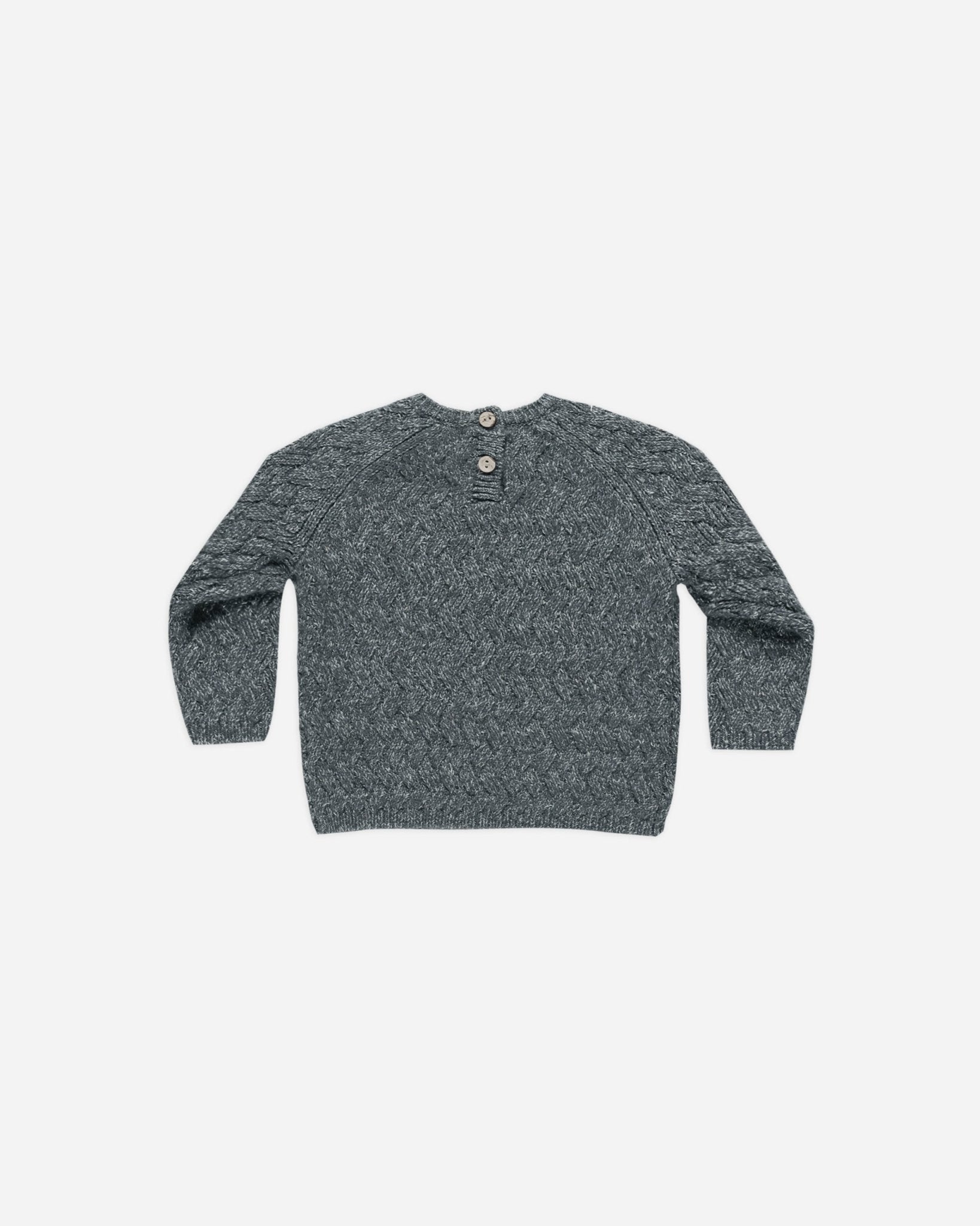 Knit Sweater || Heathered Indigo - Rylee + Cru Canada