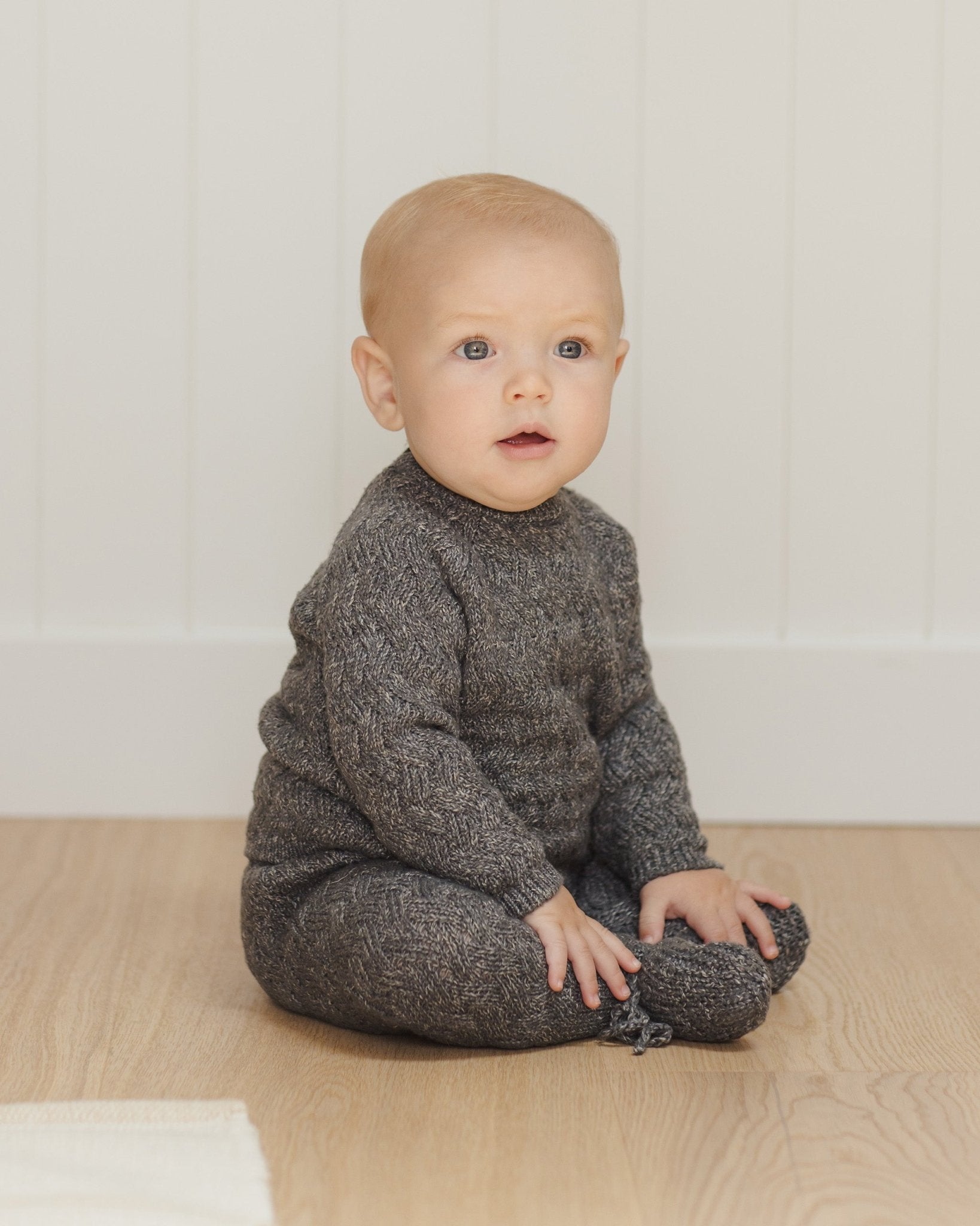 Knit Sweater || Heathered Indigo - Rylee + Cru Canada