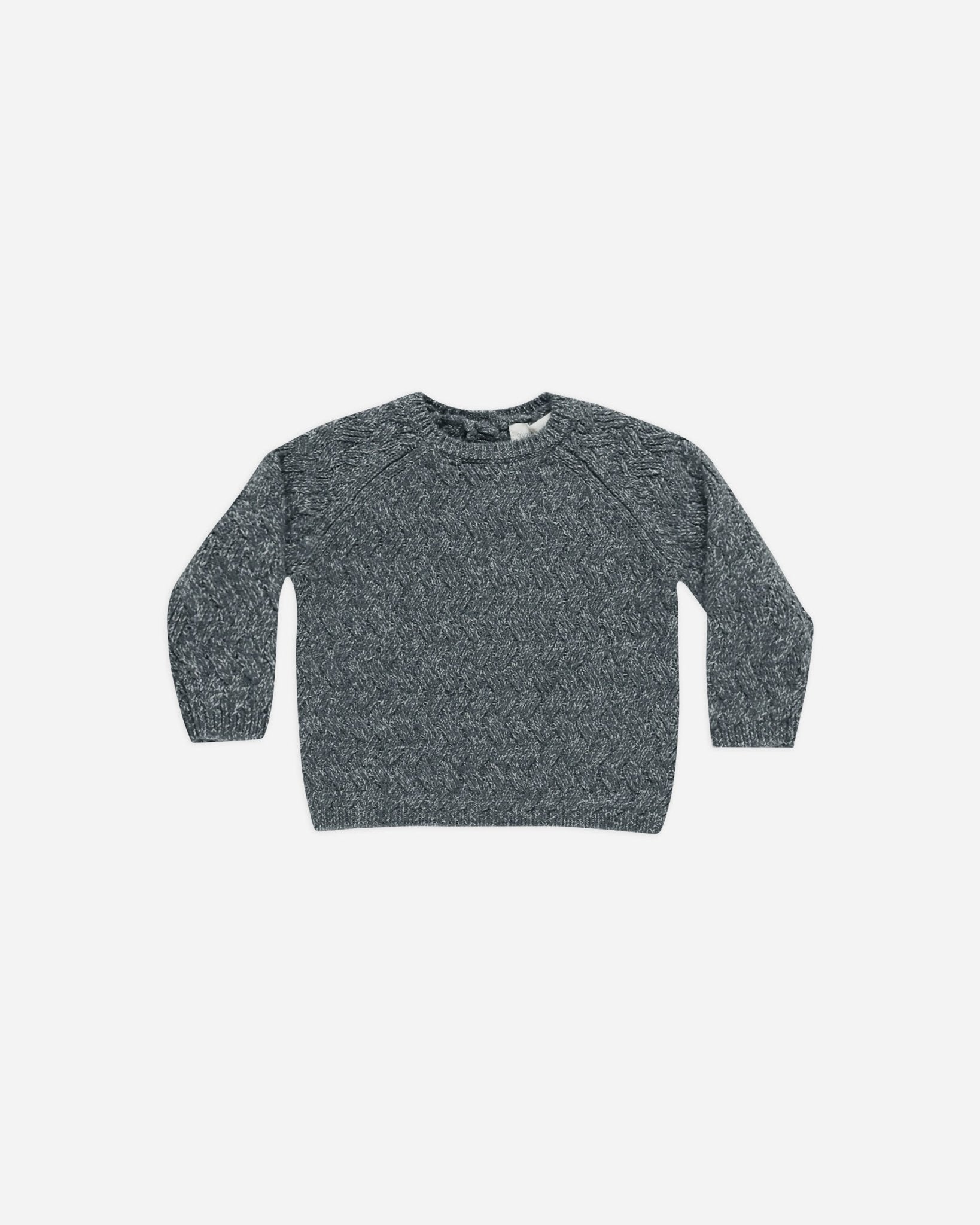 Knit Sweater || Heathered Indigo - Rylee + Cru Canada