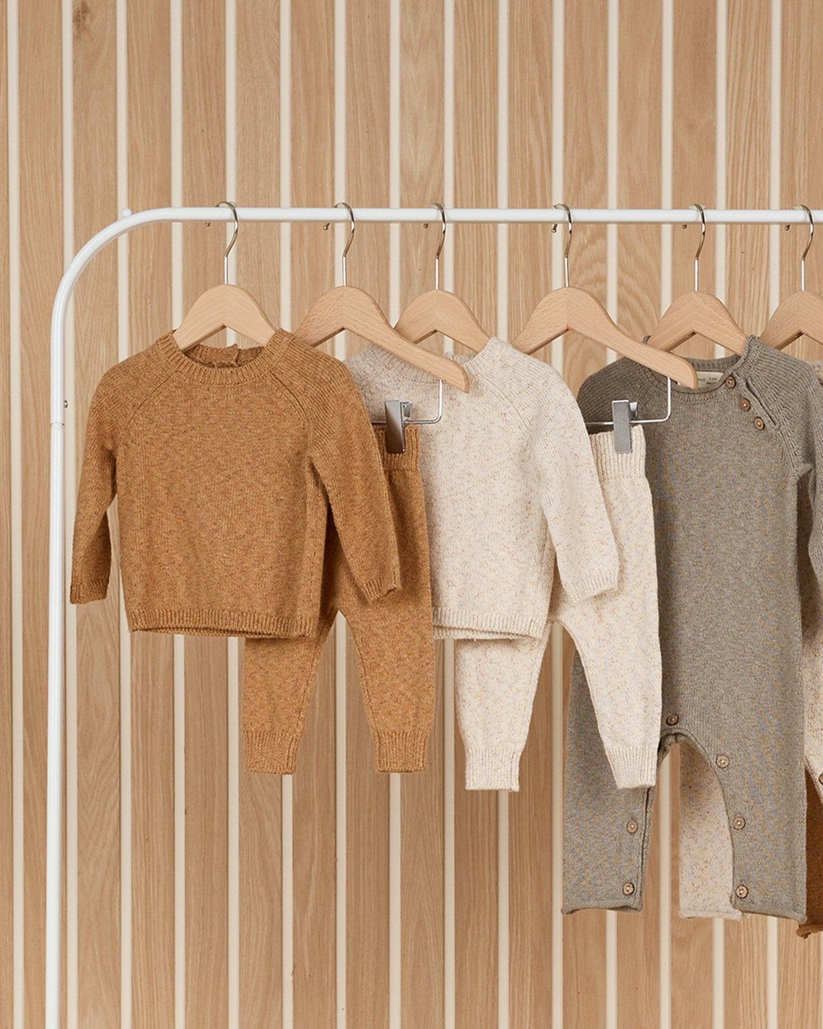 Knit Sweater || Speckled Golden - Rylee + Cru Canada