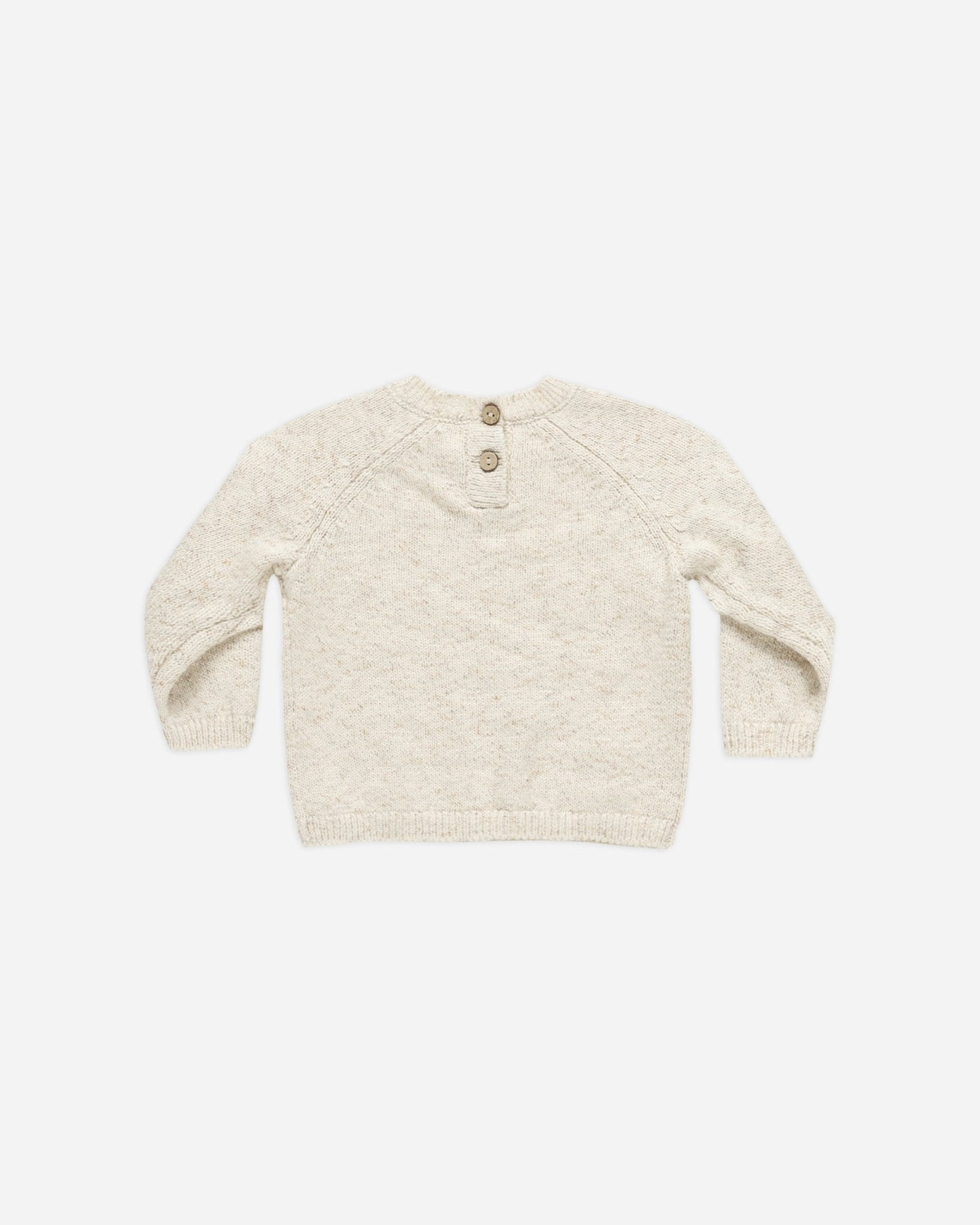 Knit Sweater || Speckled Natural - Rylee + Cru Canada