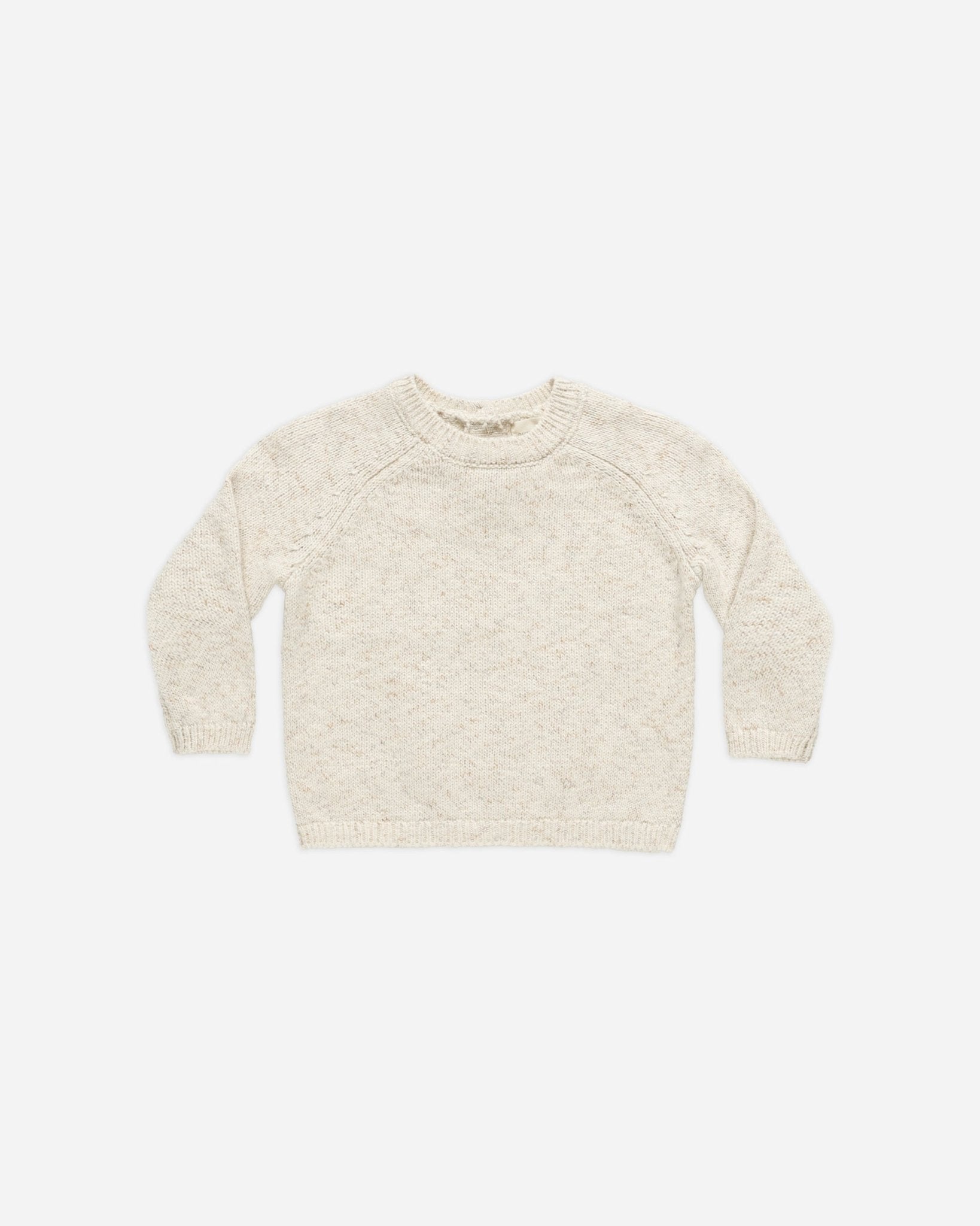 Knit Sweater || Speckled Natural - Rylee + Cru Canada