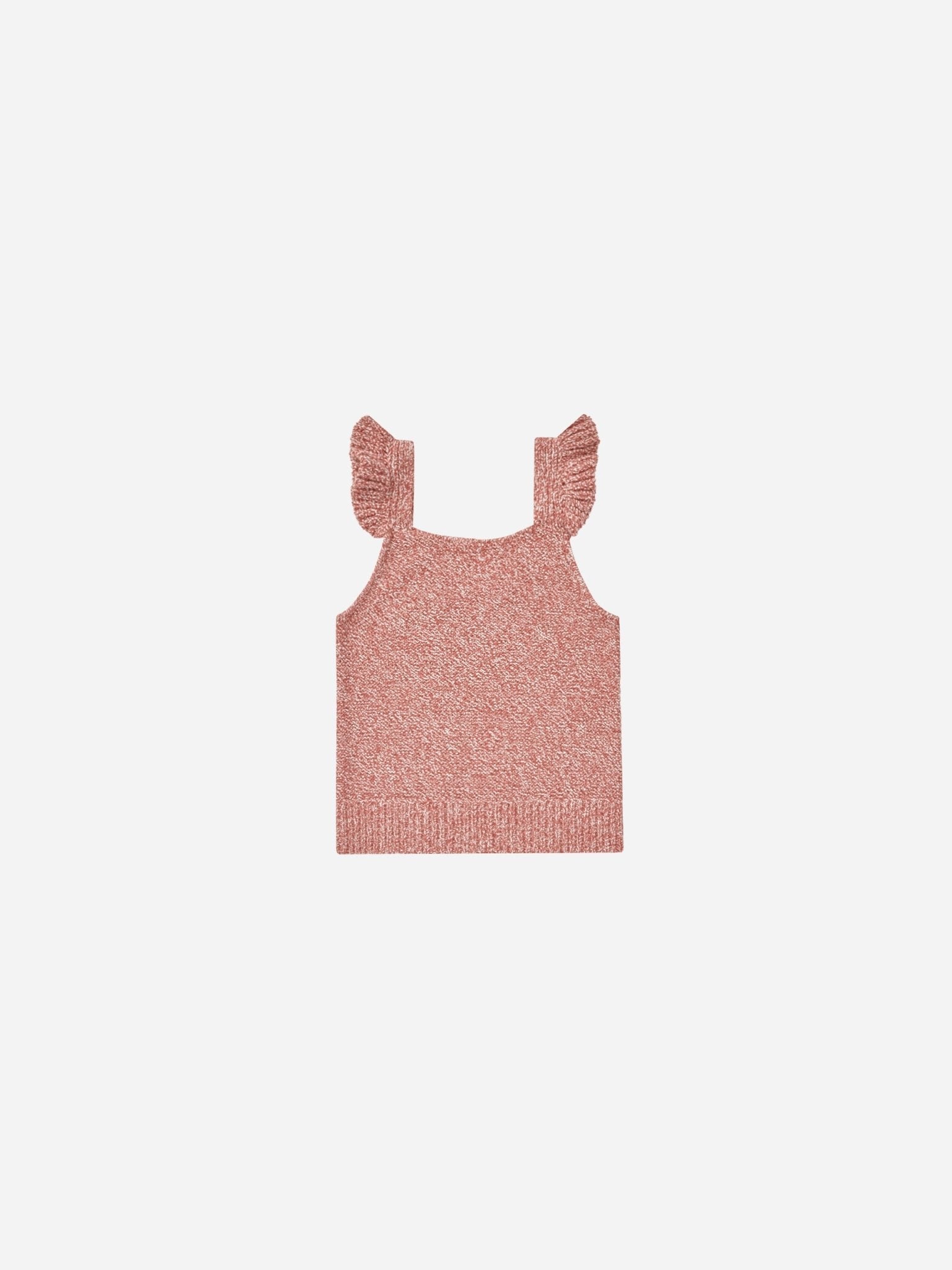 Knit Tank || Heathered Strawberry - Rylee + Cru Canada