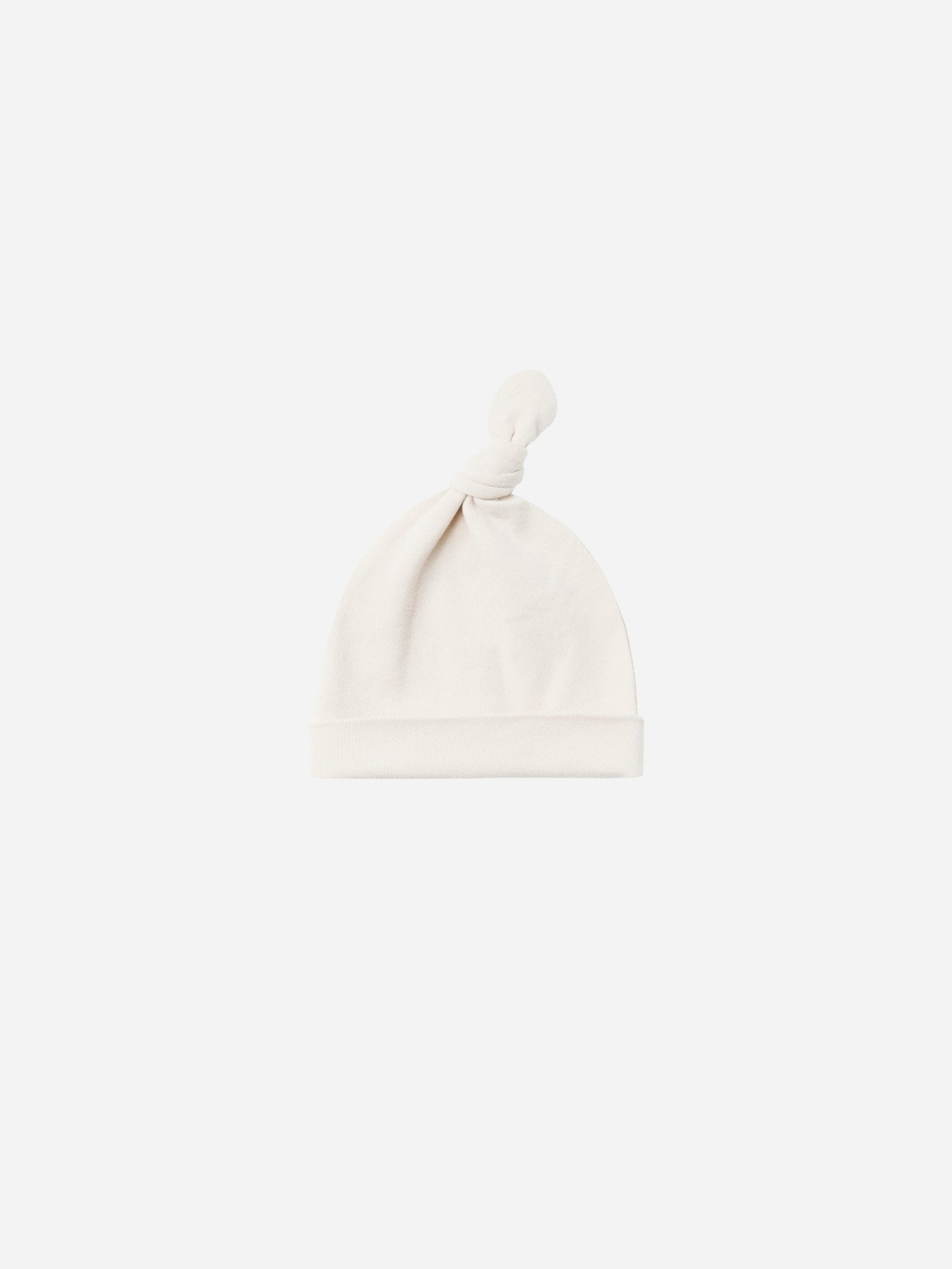 Knotted Baby Hat || Ivory - Rylee + Cru Canada