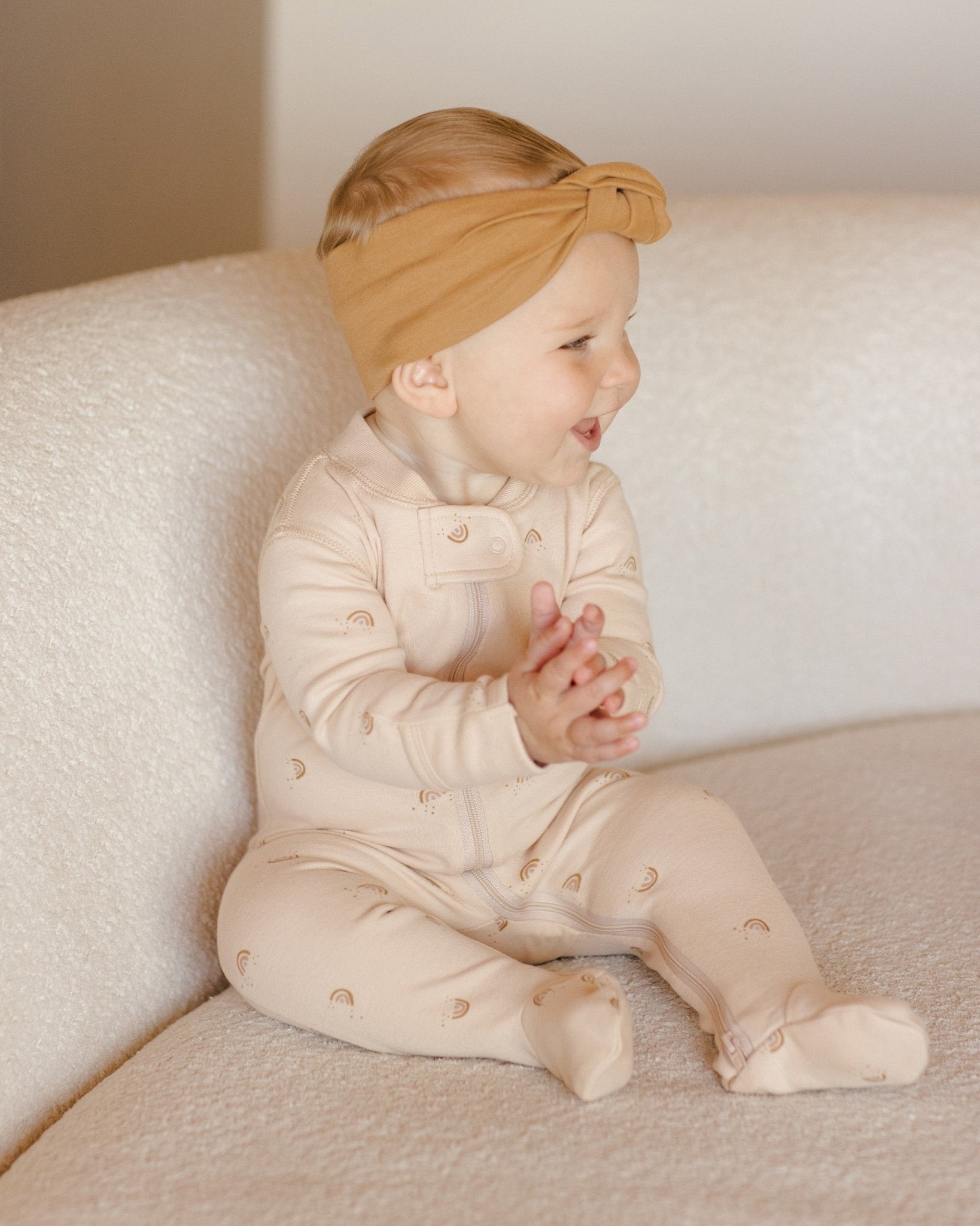 Knotted Headband || Golden - Rylee + Cru Canada