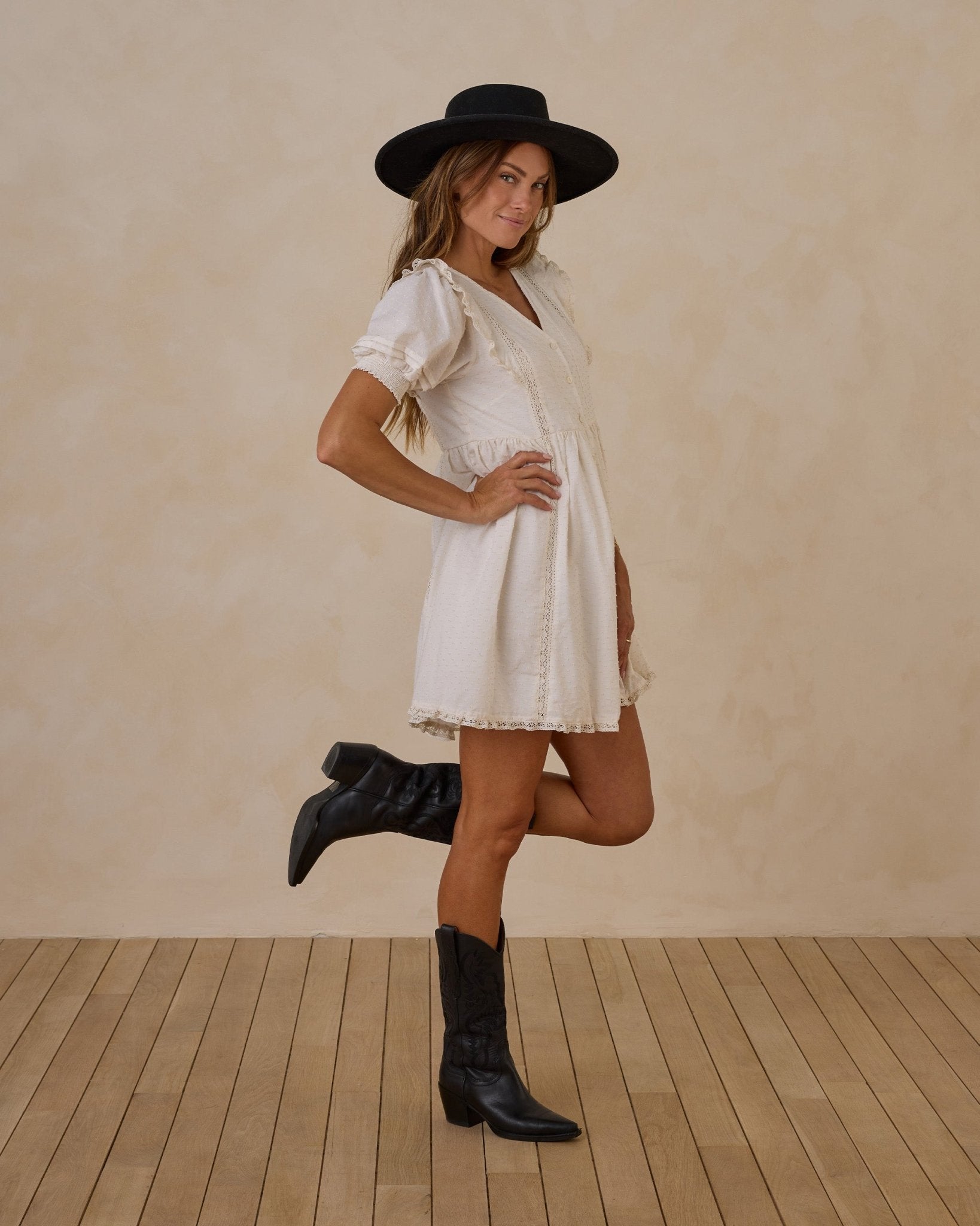 Lana Dress | Natural - Rylee + Cru Canada