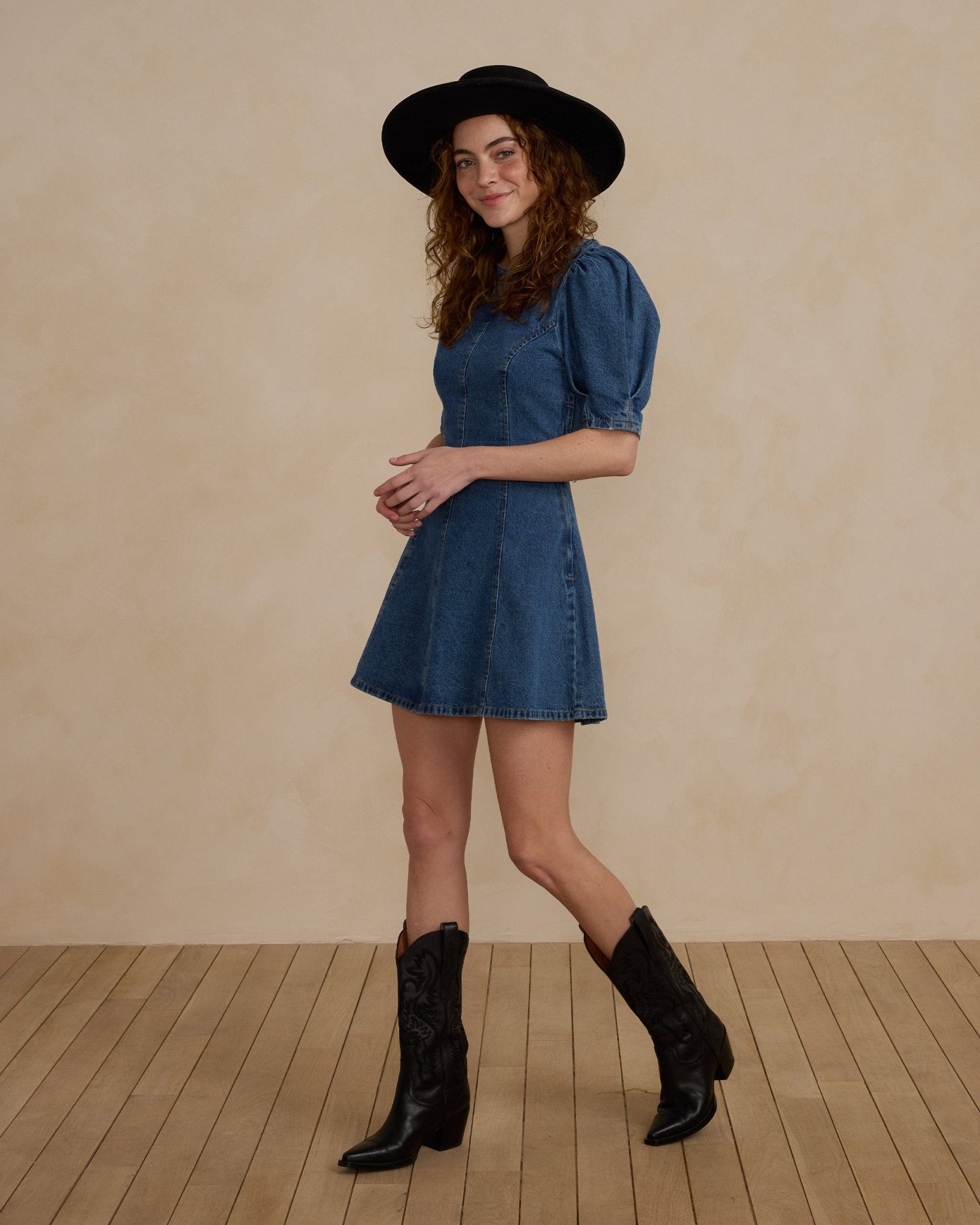 Levi Mini Dress | Indigo - Rylee + Cru Canada