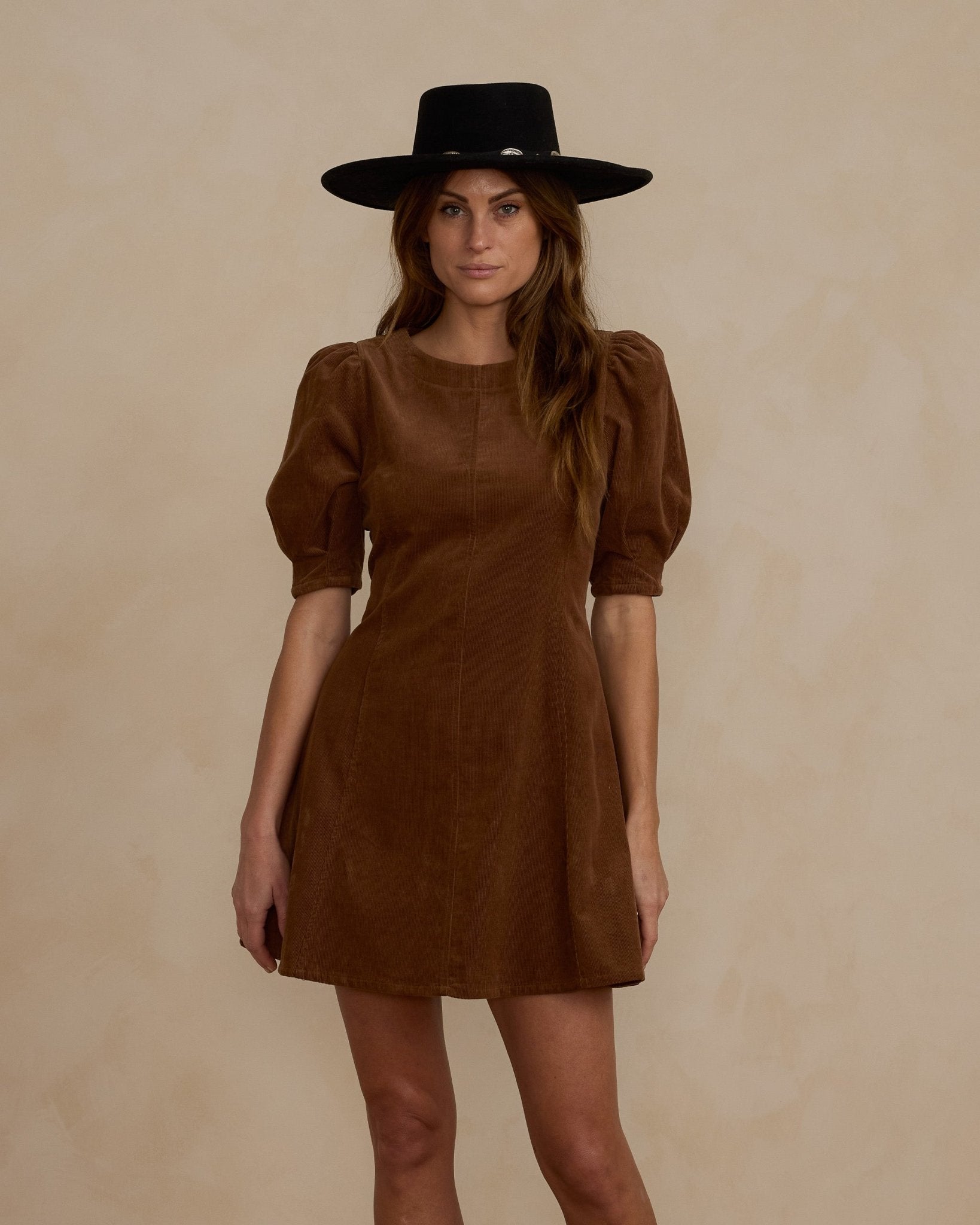 Levi Mini Dress | Saddle - Rylee + Cru Canada