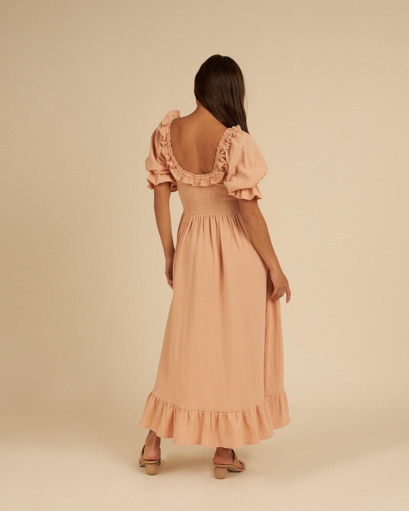 Lexi Dress | Apricot - Rylee + Cru Canada
