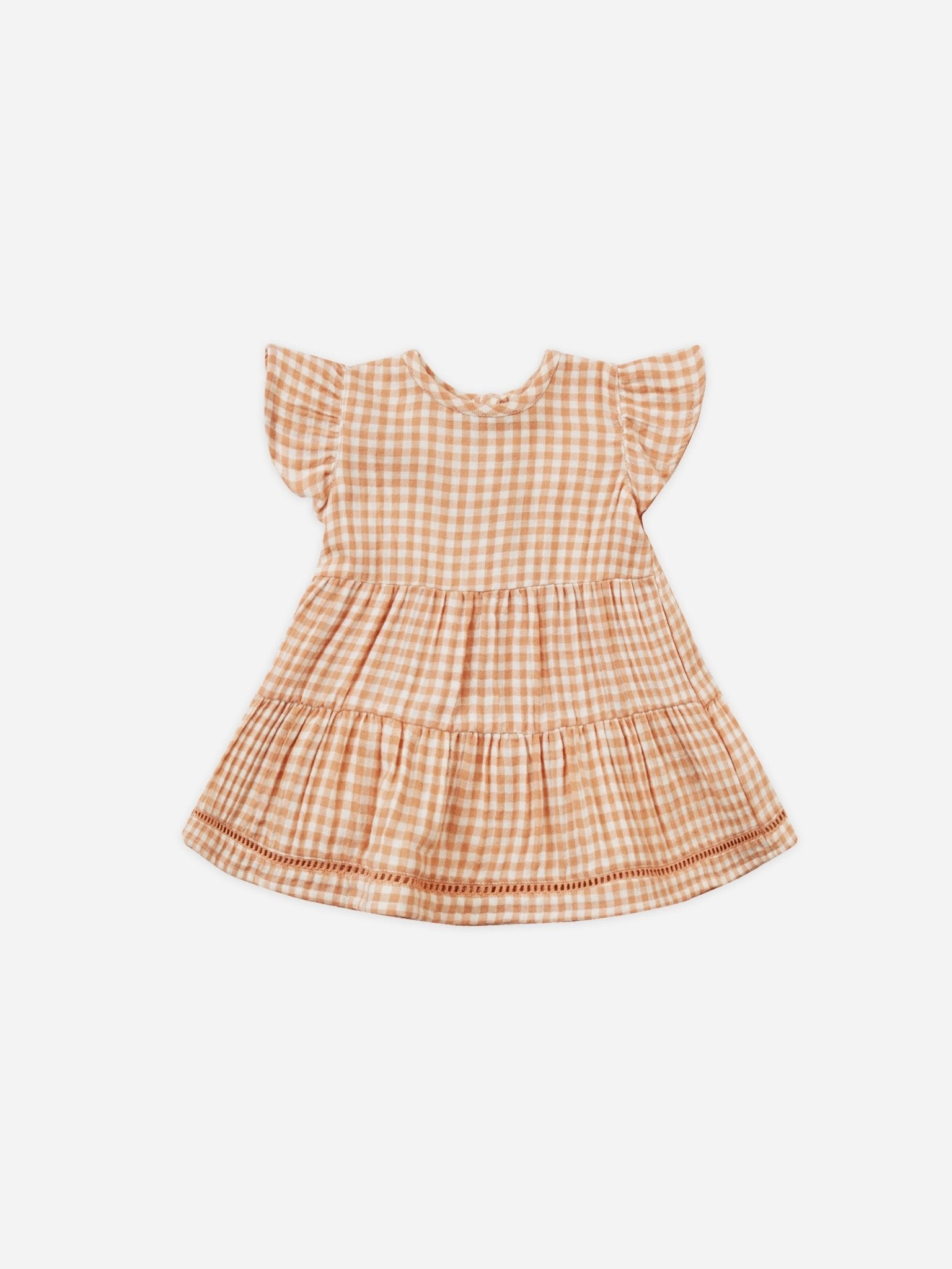 Lily Dress || Melon Gingham - Rylee + Cru Canada