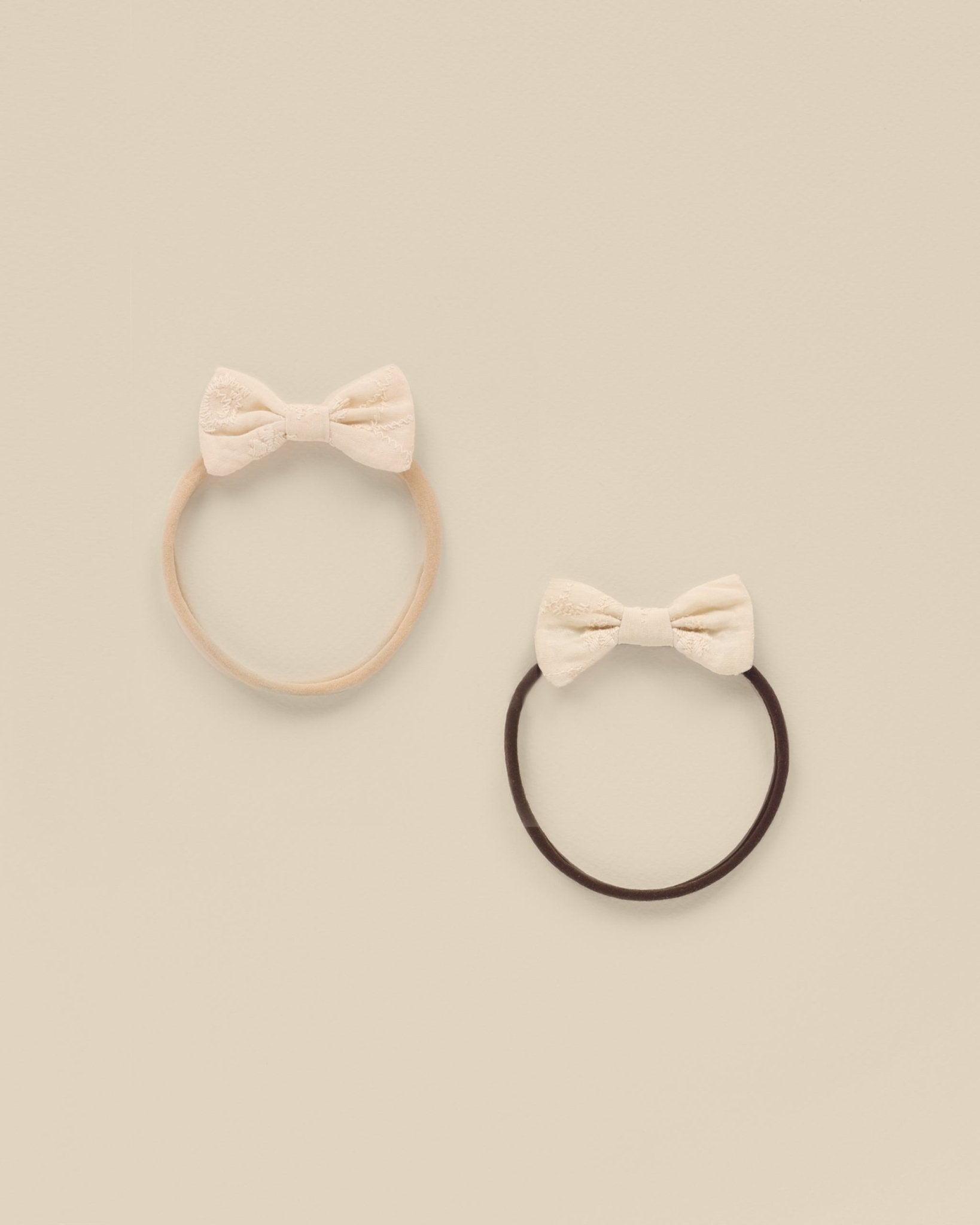 Little Bow Headband || Natural - Rylee + Cru Canada