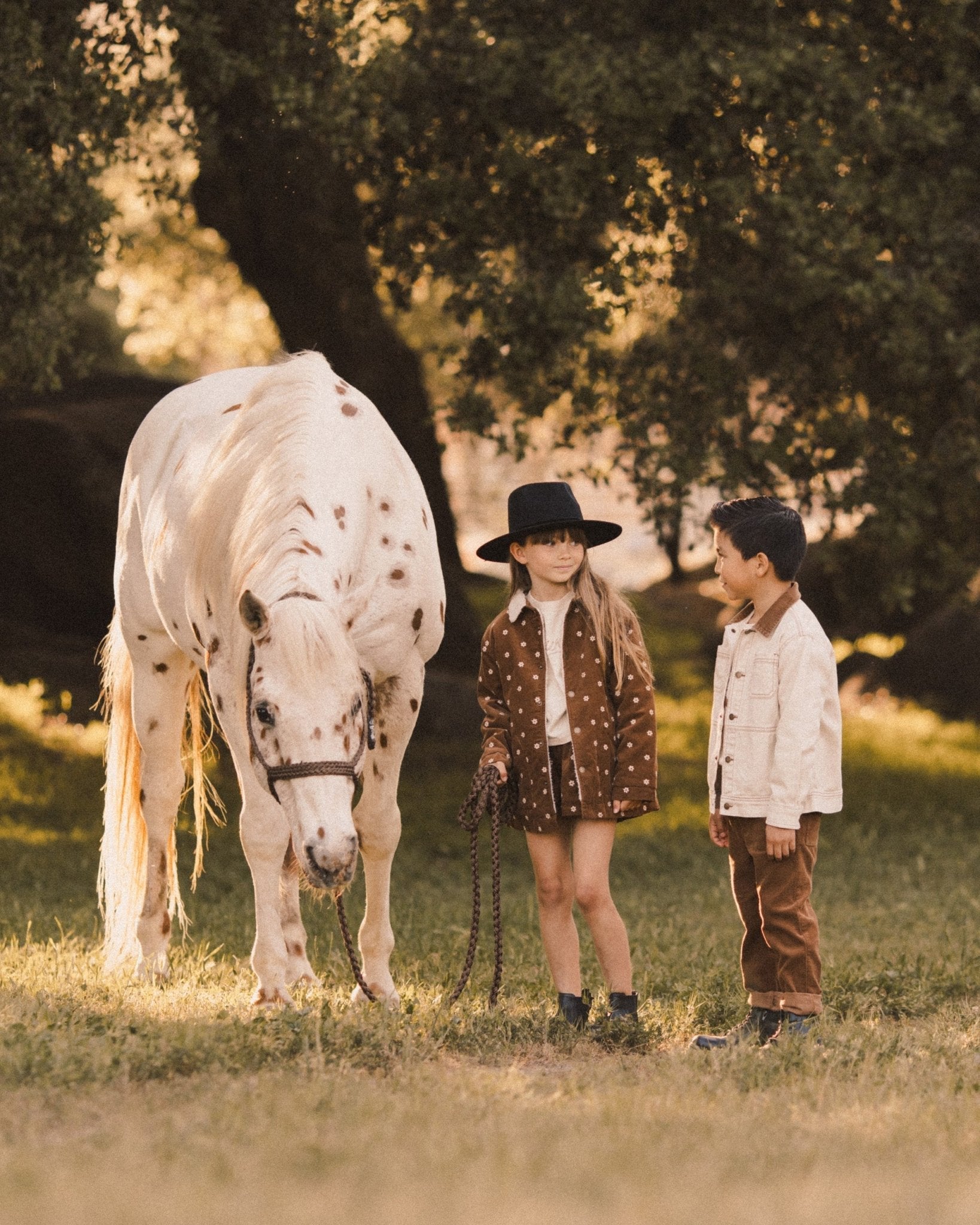 Long Chore Coat || Floral Embroidery - Rylee + Cru Canada