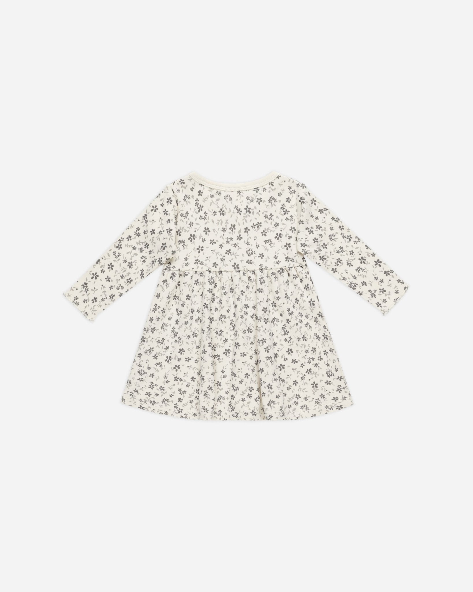 Long Sleeve Baby Dress || Blue Floral - Rylee + Cru Canada