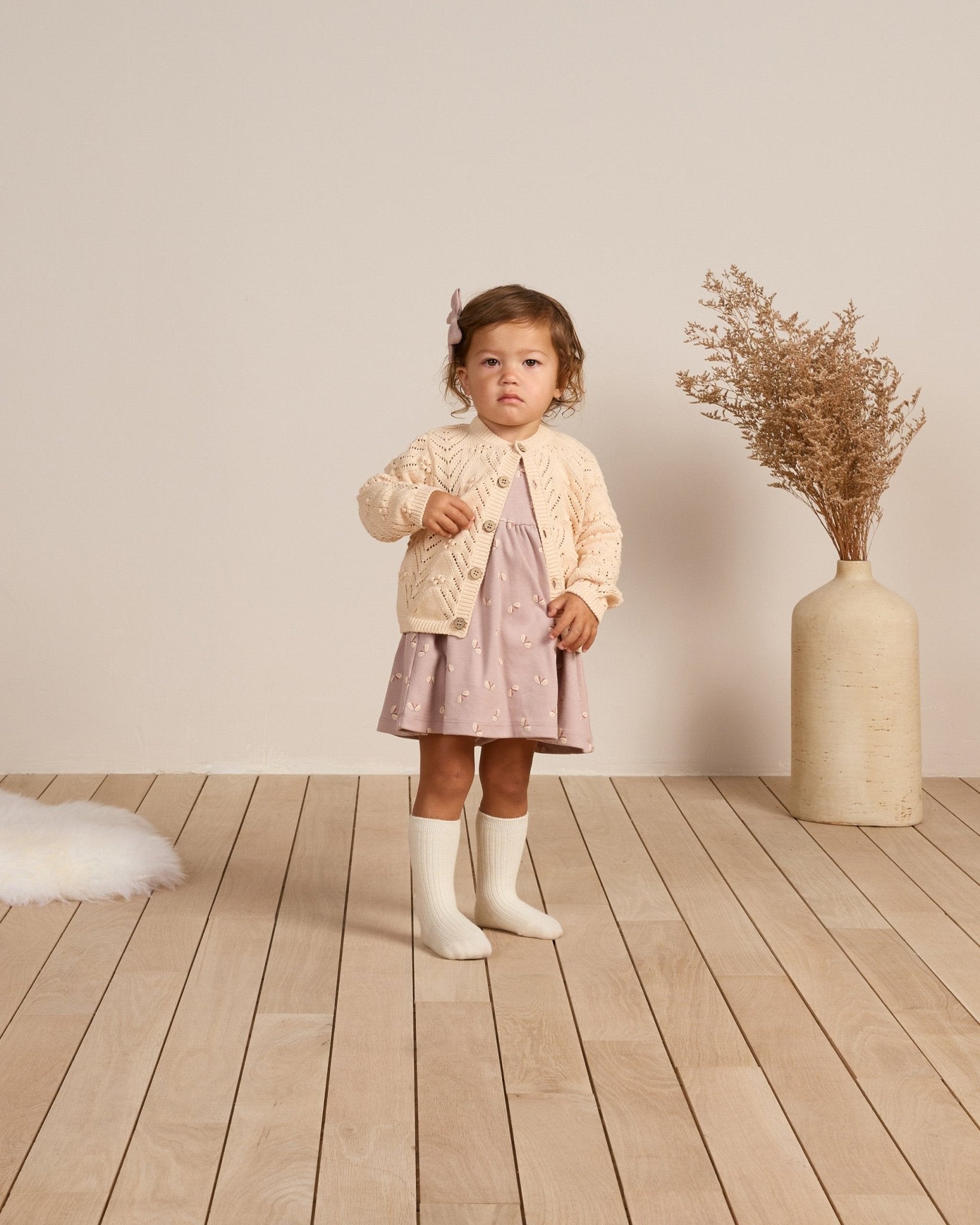 Long Sleeve Baby Dress || Butterflies - Rylee + Cru Canada