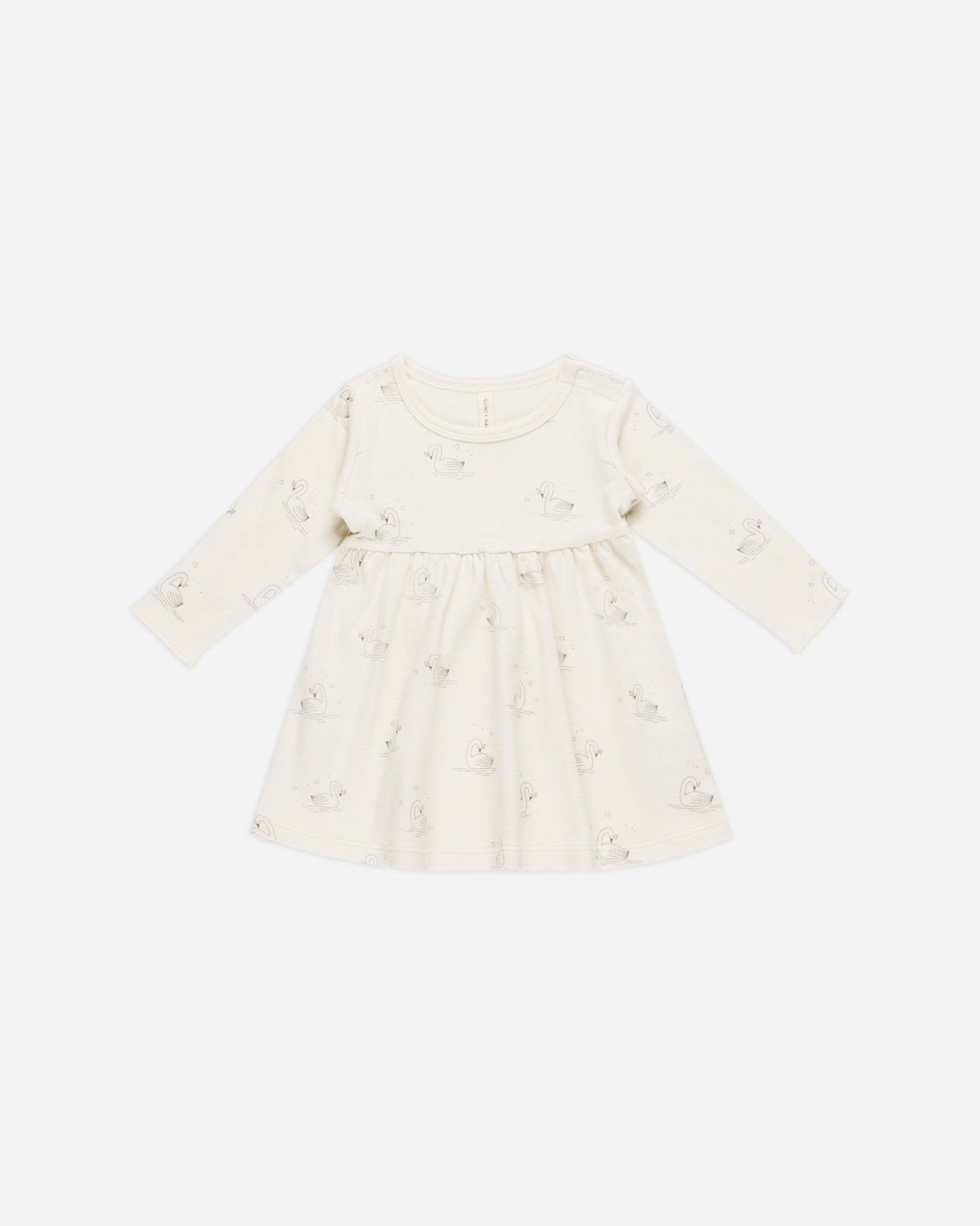 Long Sleeve Baby Dress || Swans - Rylee + Cru Canada