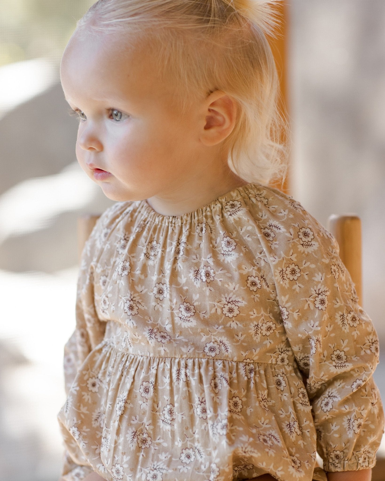 Long Sleeve Bubble Romper || Golden Fields - Rylee + Cru Canada