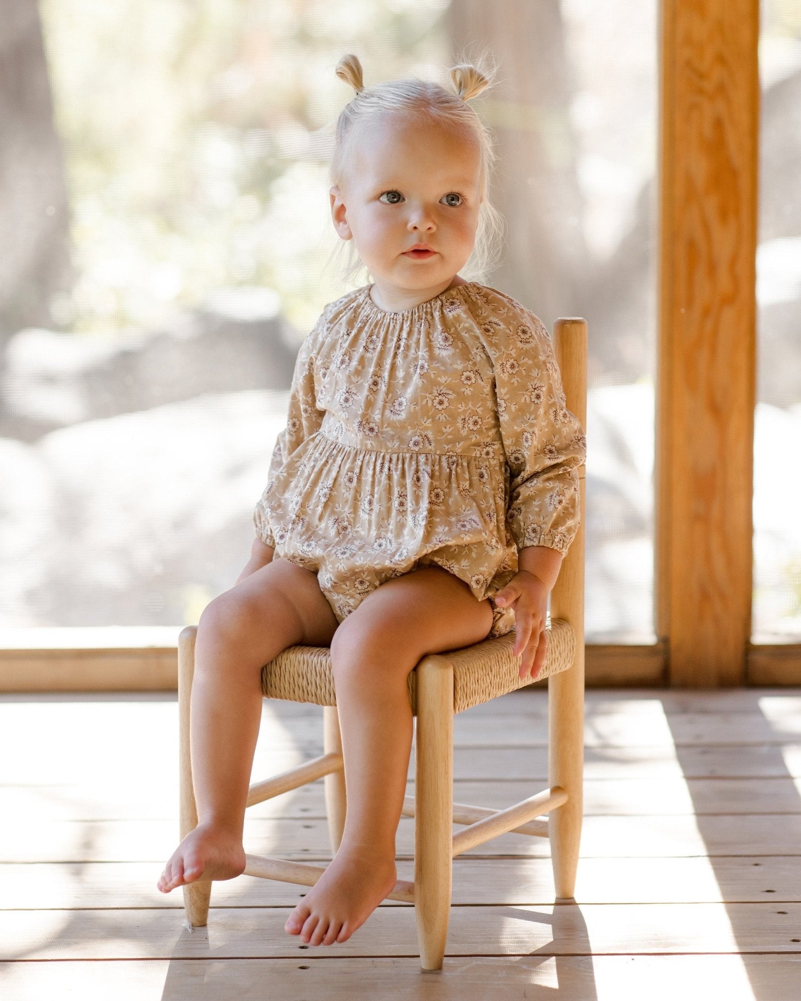 Long Sleeve Bubble Romper || Golden Fields - Rylee + Cru Canada