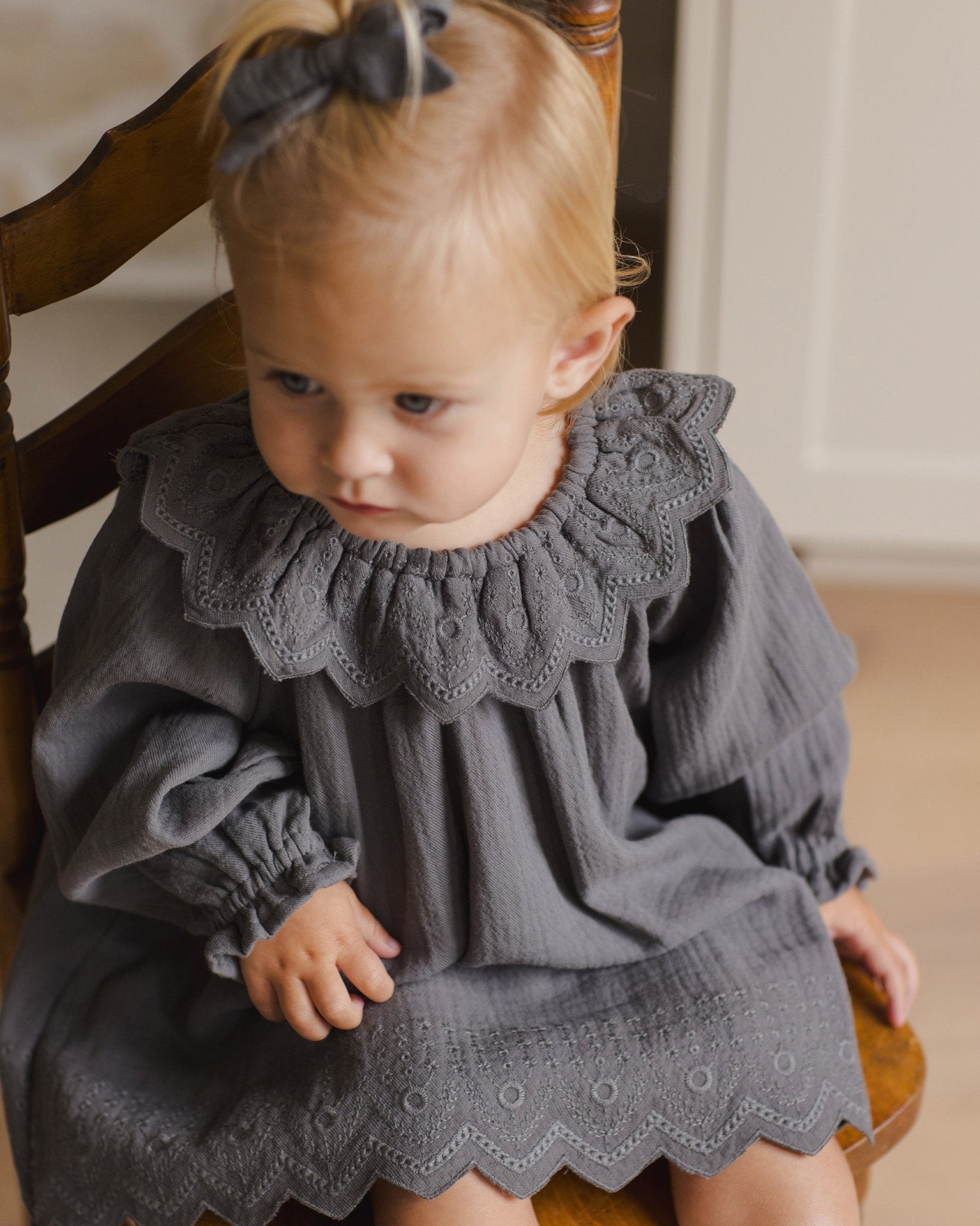 Long Sleeve Isla Dress || Indigo - Rylee + Cru Canada