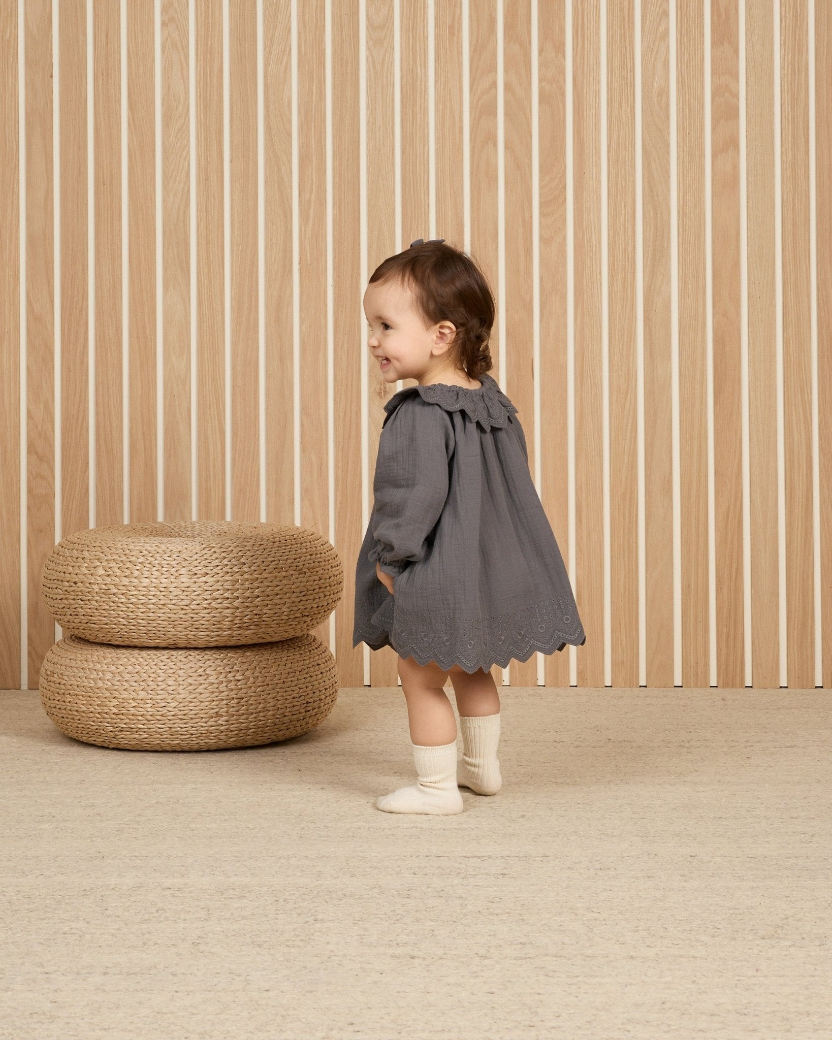 Long Sleeve Isla Dress || Indigo - Rylee + Cru Canada