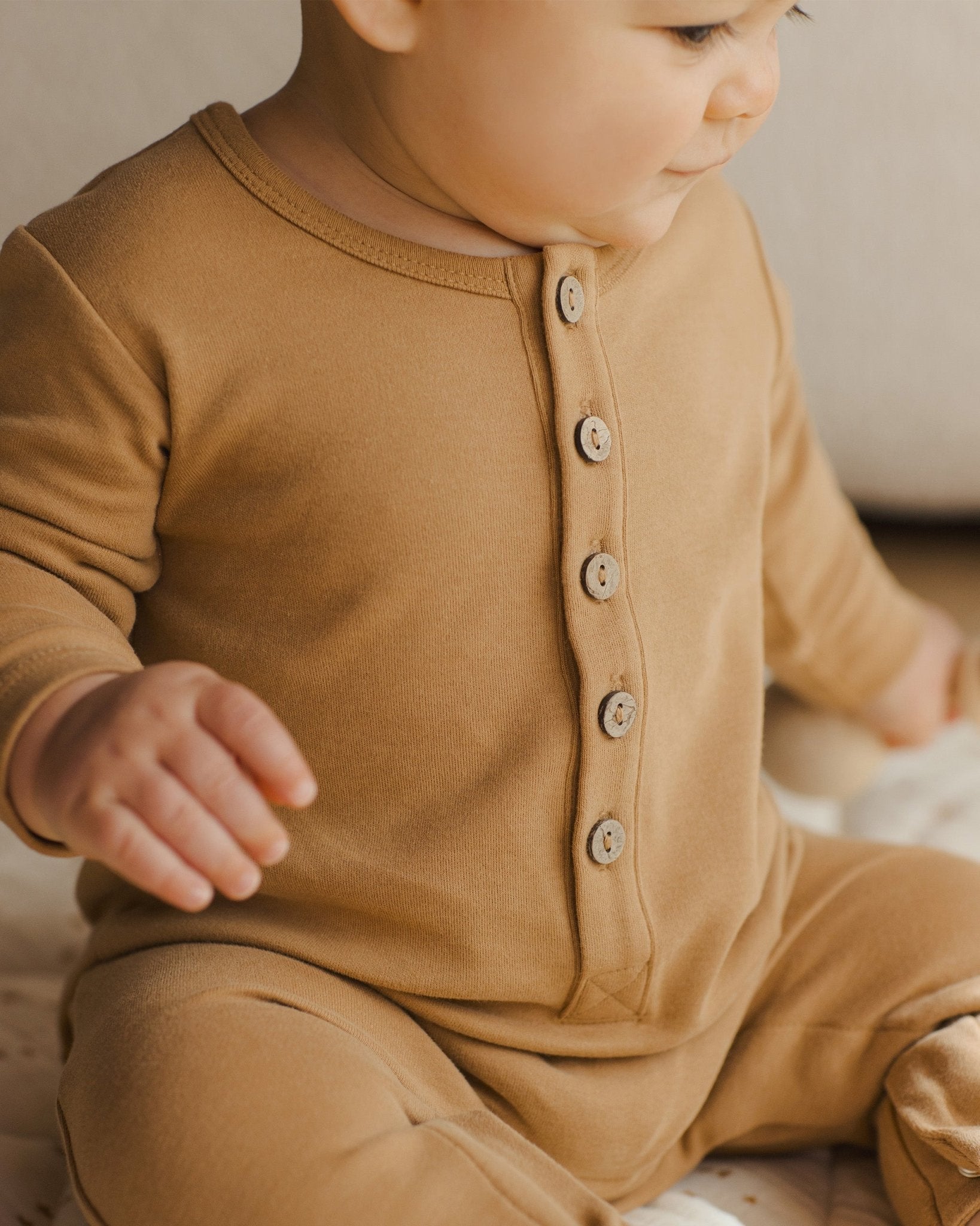 Long Sleeve Jumpsuit || Golden - Rylee + Cru Canada