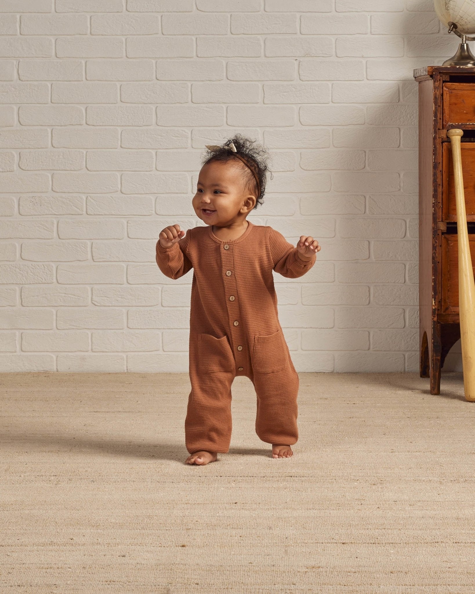 Long Sleeve Jumpsuit || Spice - Rylee + Cru Canada