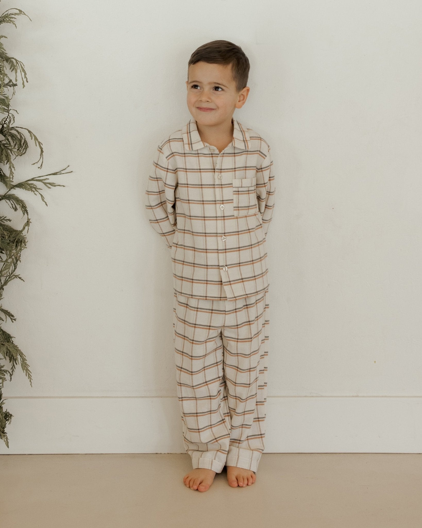 Long Sleeve Pajamas || Holiday Plaid - Rylee + Cru Canada