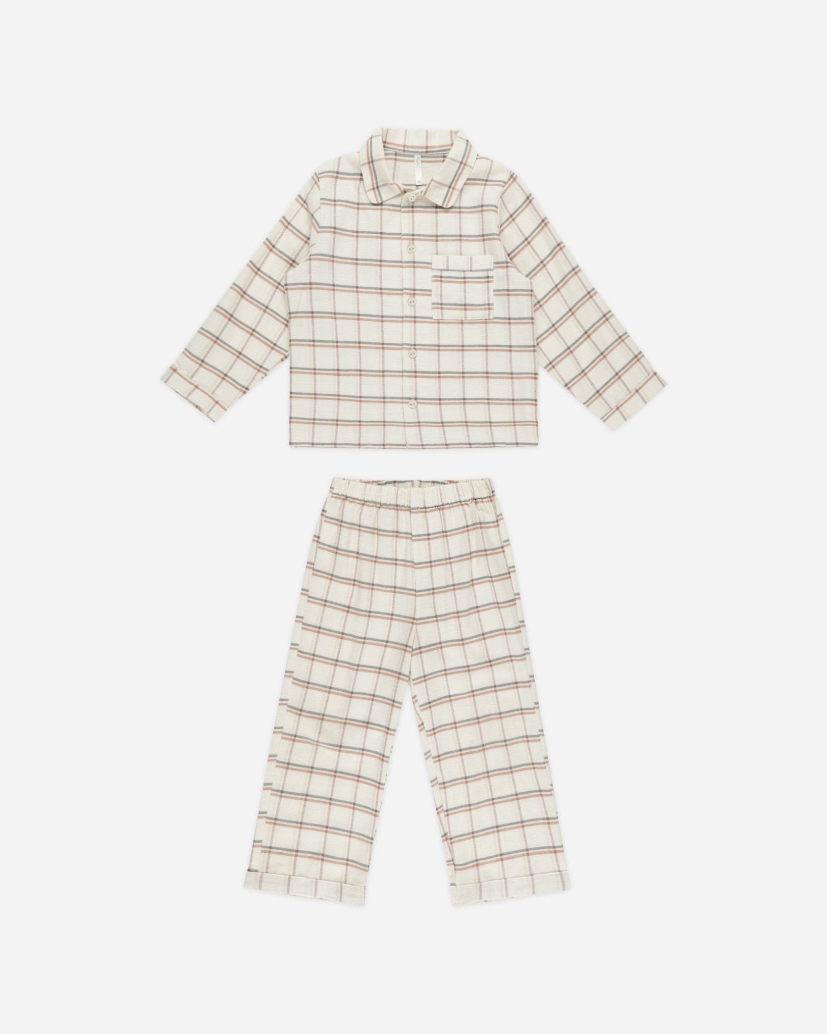 Long Sleeve Pajamas || Holiday Plaid - Rylee + Cru Canada