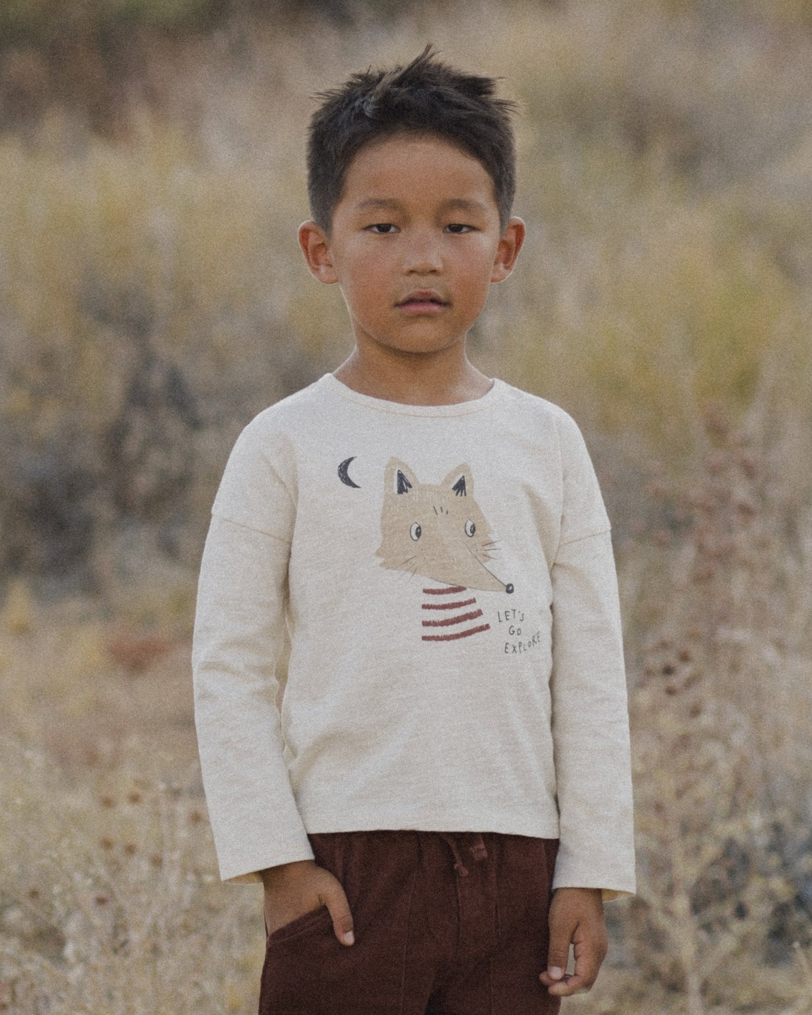 Long Sleeve Tee || Coyote - Rylee + Cru Canada