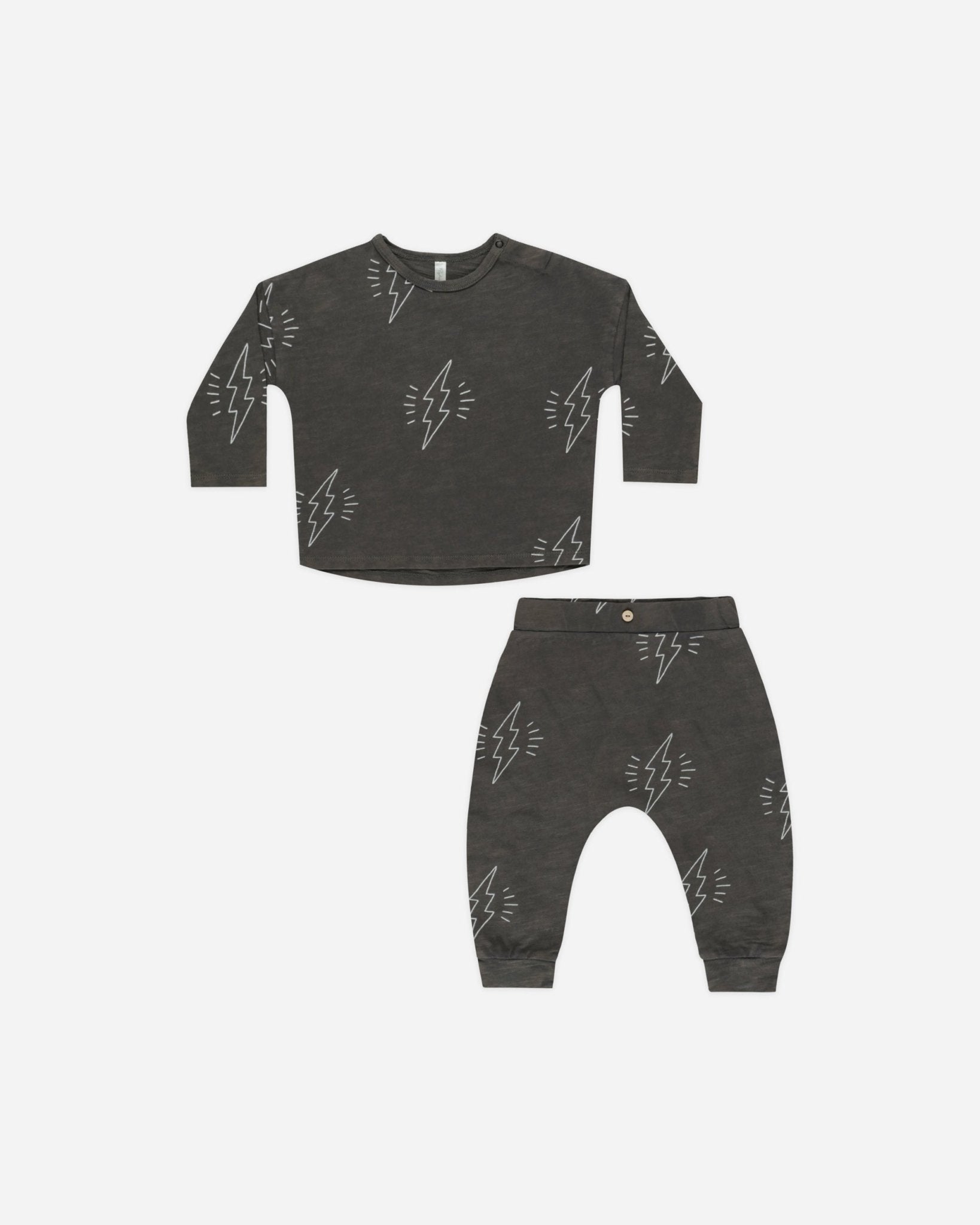 Long Sleeve Tee + Pant Set || Bolts - Rylee + Cru Canada