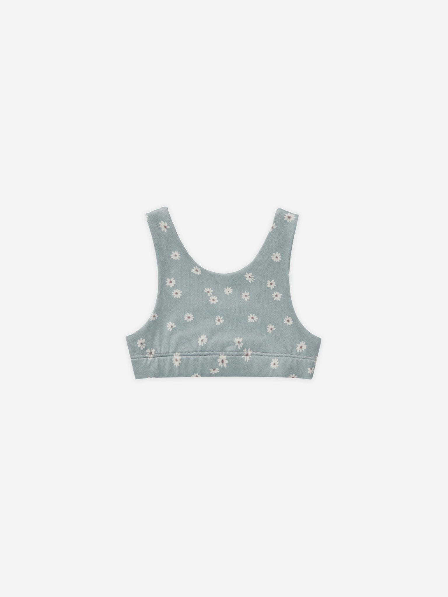 Longline Bra || Blue Daisy - Rylee + Cru Canada