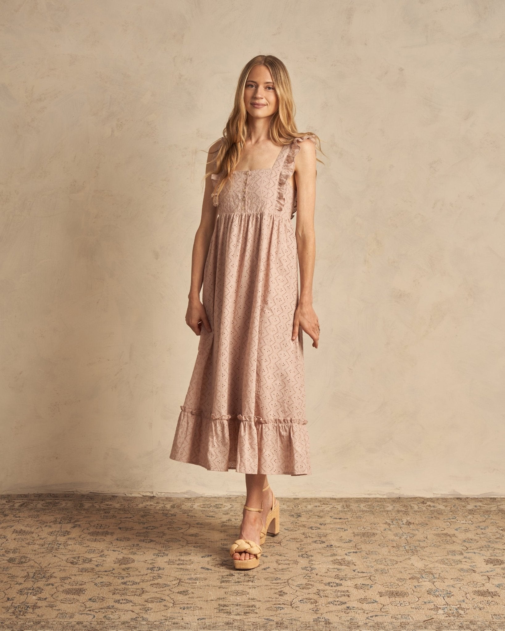 Lucy Dress | Rose - Rylee + Cru Canada