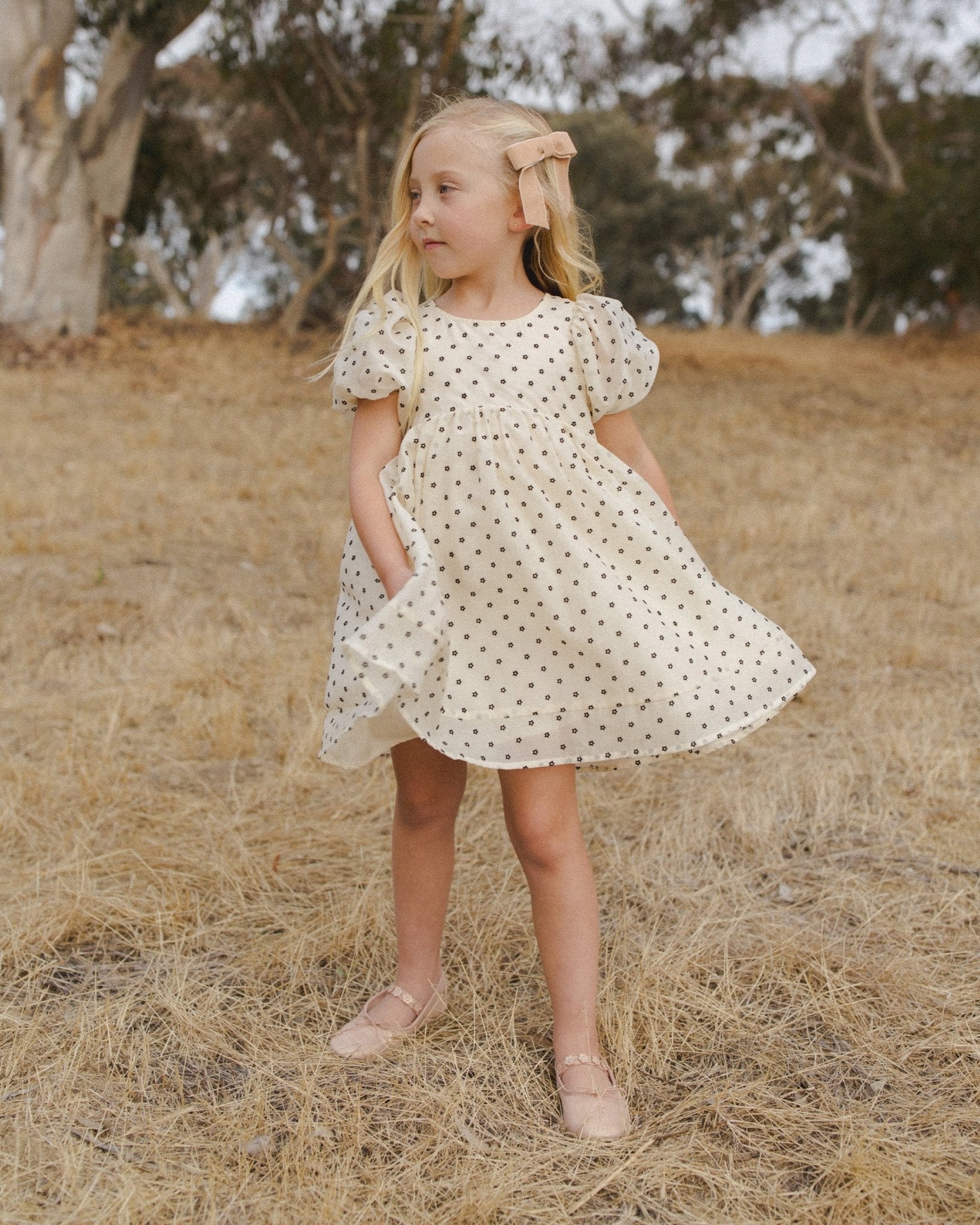 Luna Dress || Flocked Daisy - Rylee + Cru Canada