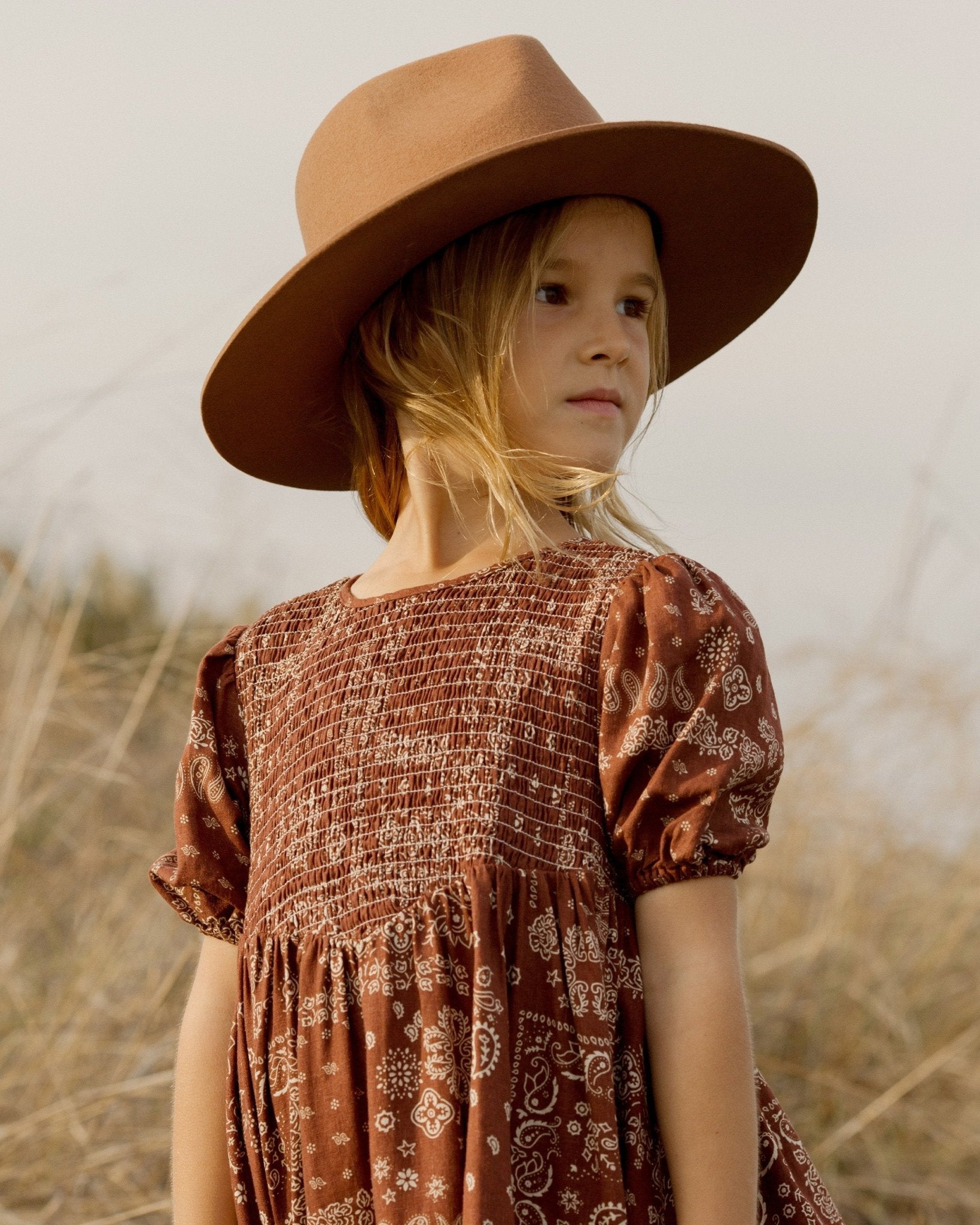 Lydia Dress || Brick Bandana - Rylee + Cru Canada