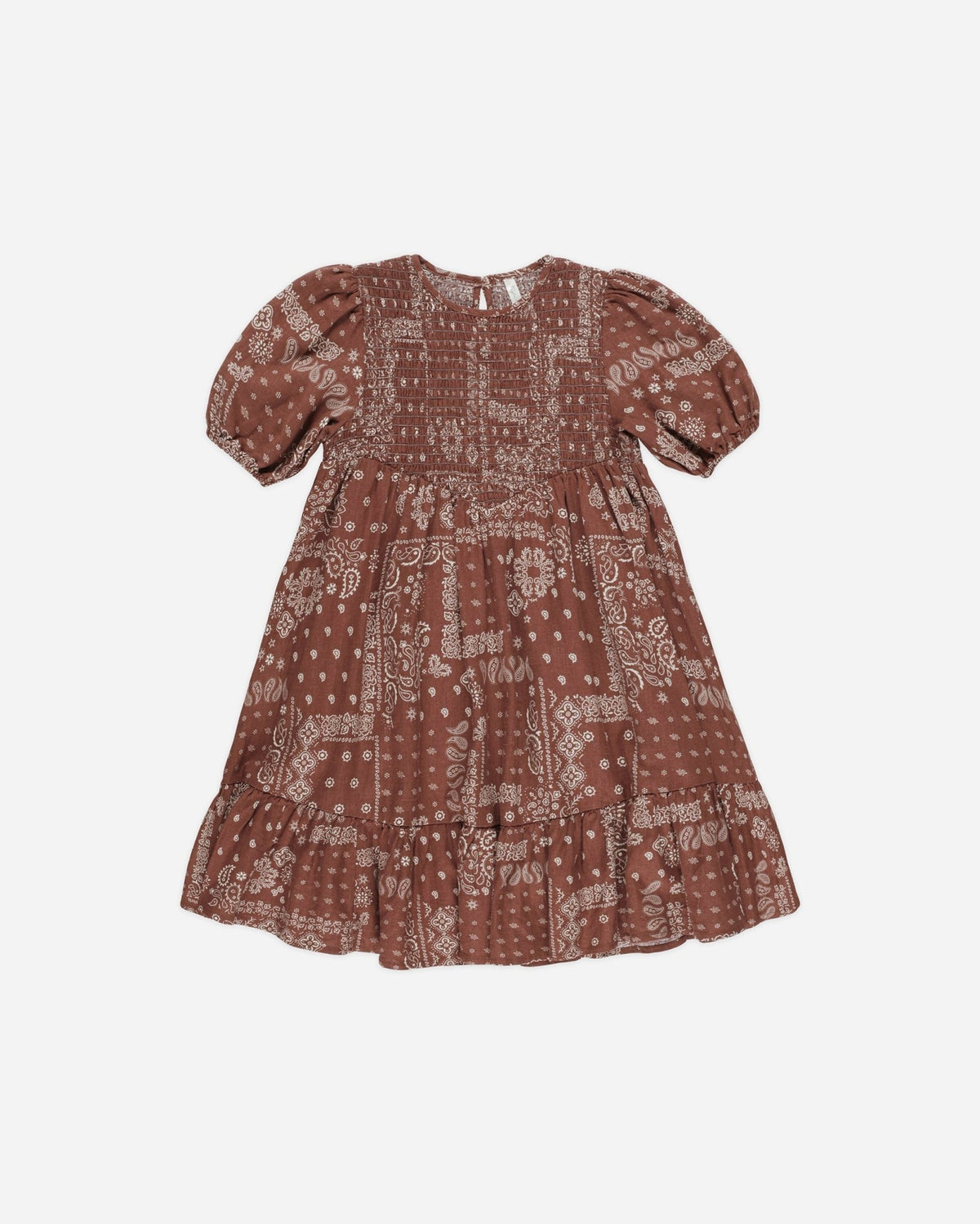 Rylee + Cru Girls Nightgown in Evergreen Gingham