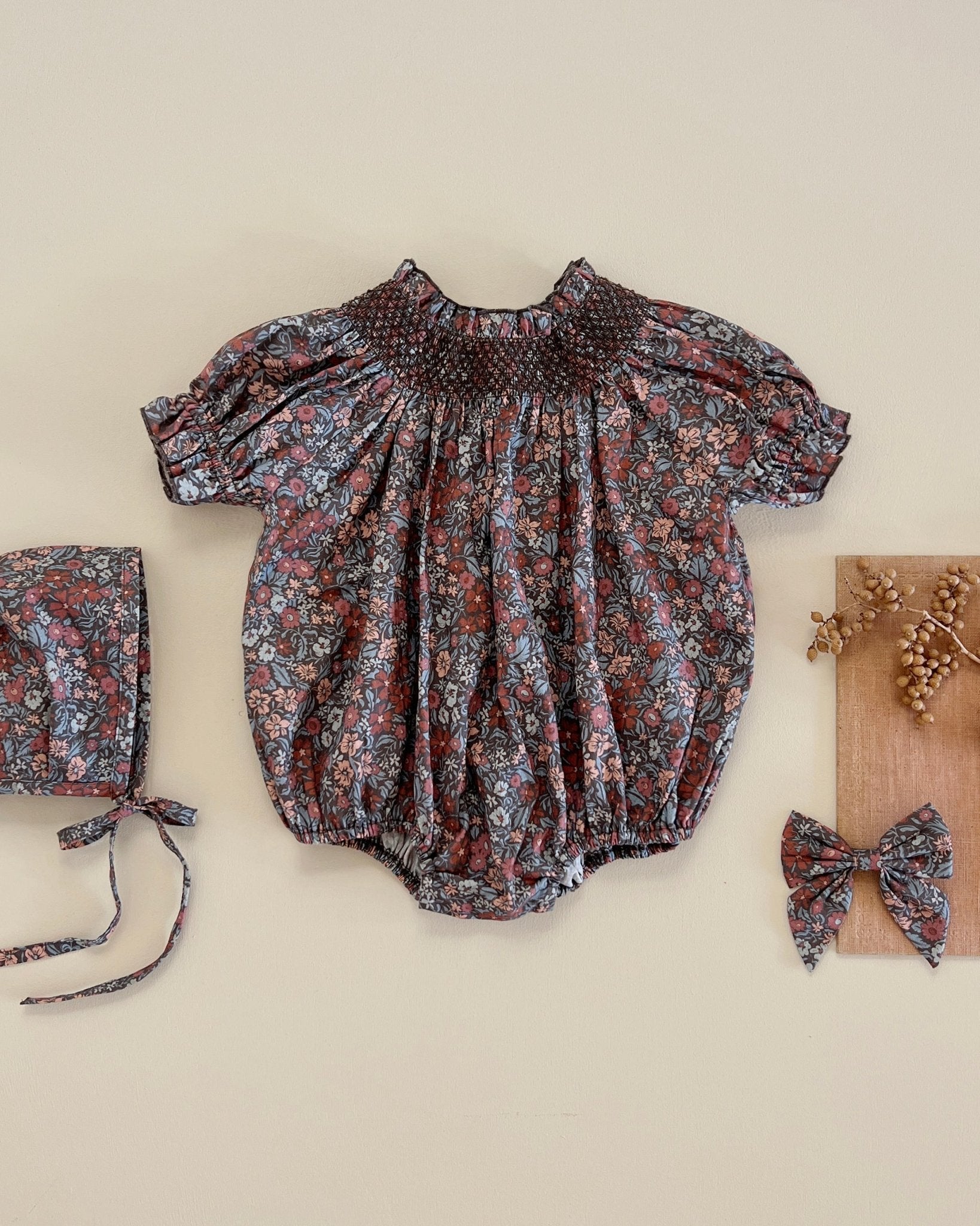 Maddie Romper || Berry Garden - Rylee + Cru Canada