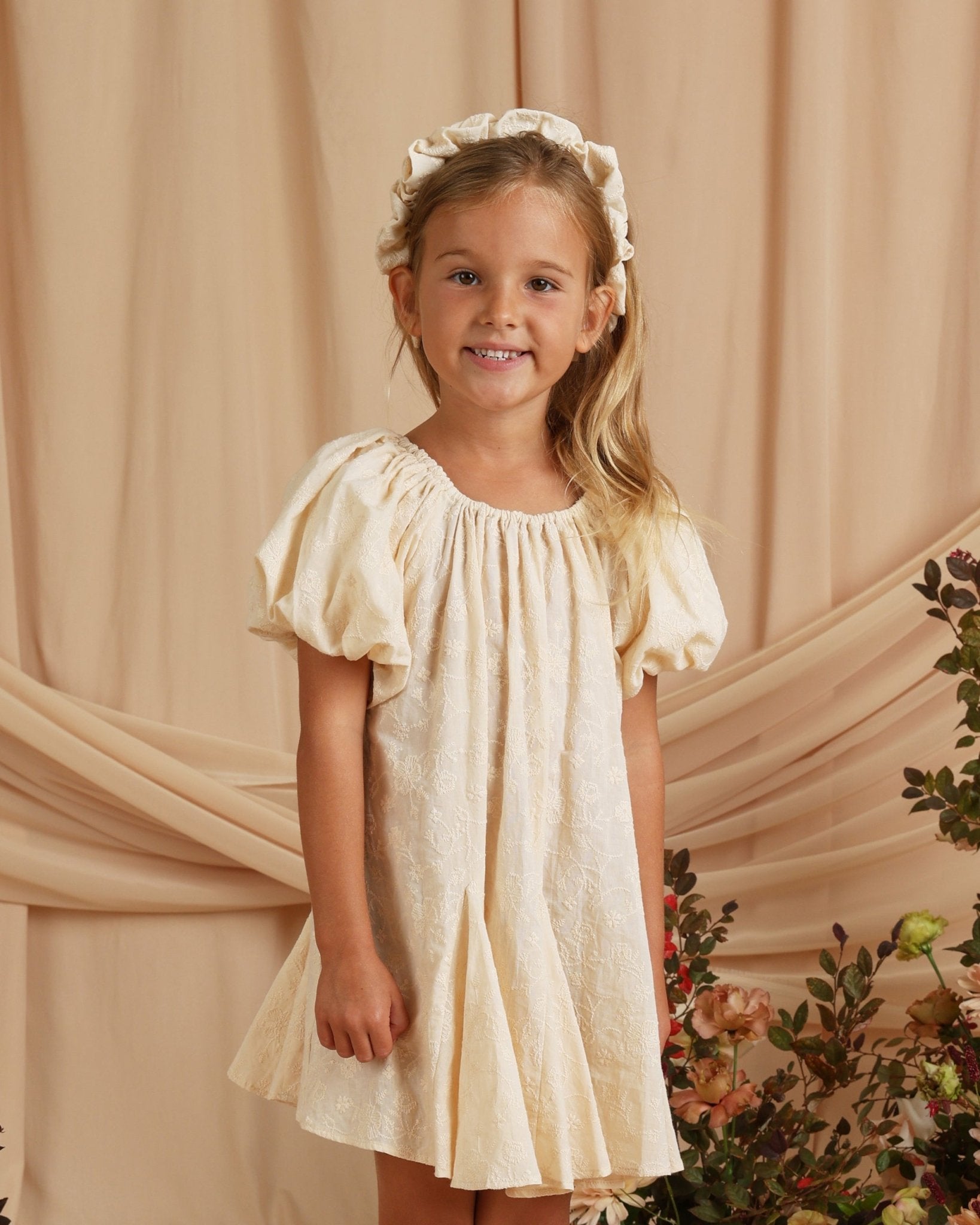 Maia Dress || Natural - Rylee + Cru Canada