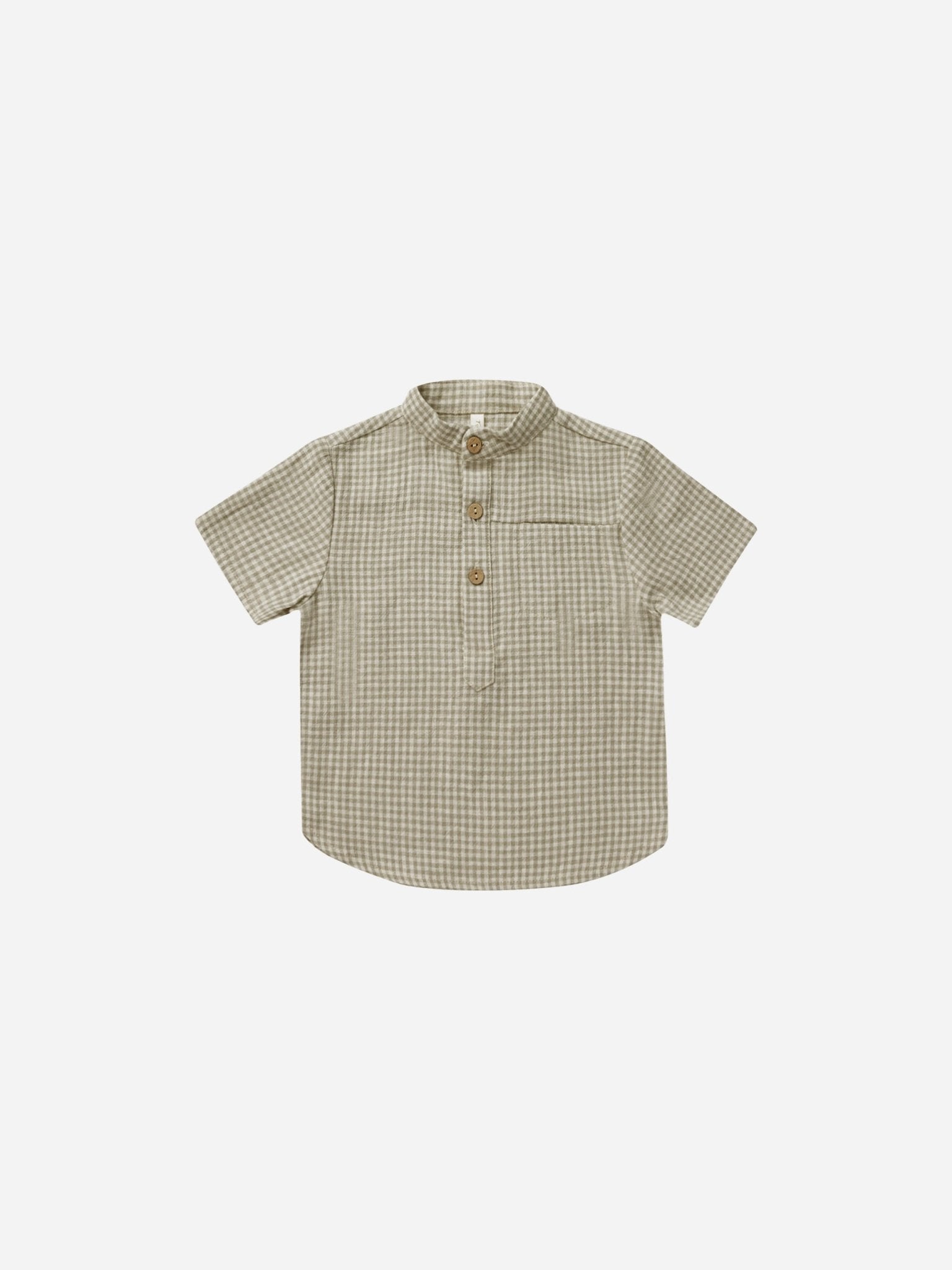 Mason Shirt || Sage Gingham - Rylee + Cru Canada