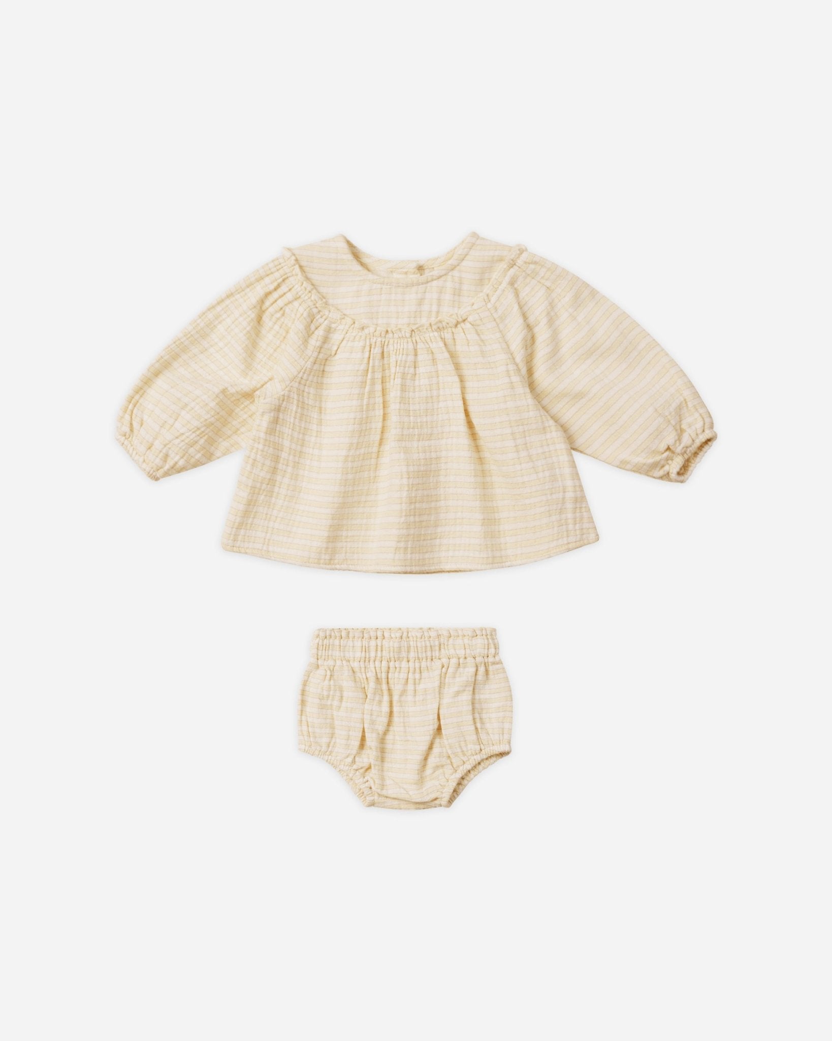 Mia Top + Bloomer Set || Lemon Stripe* - Rylee + Cru Canada