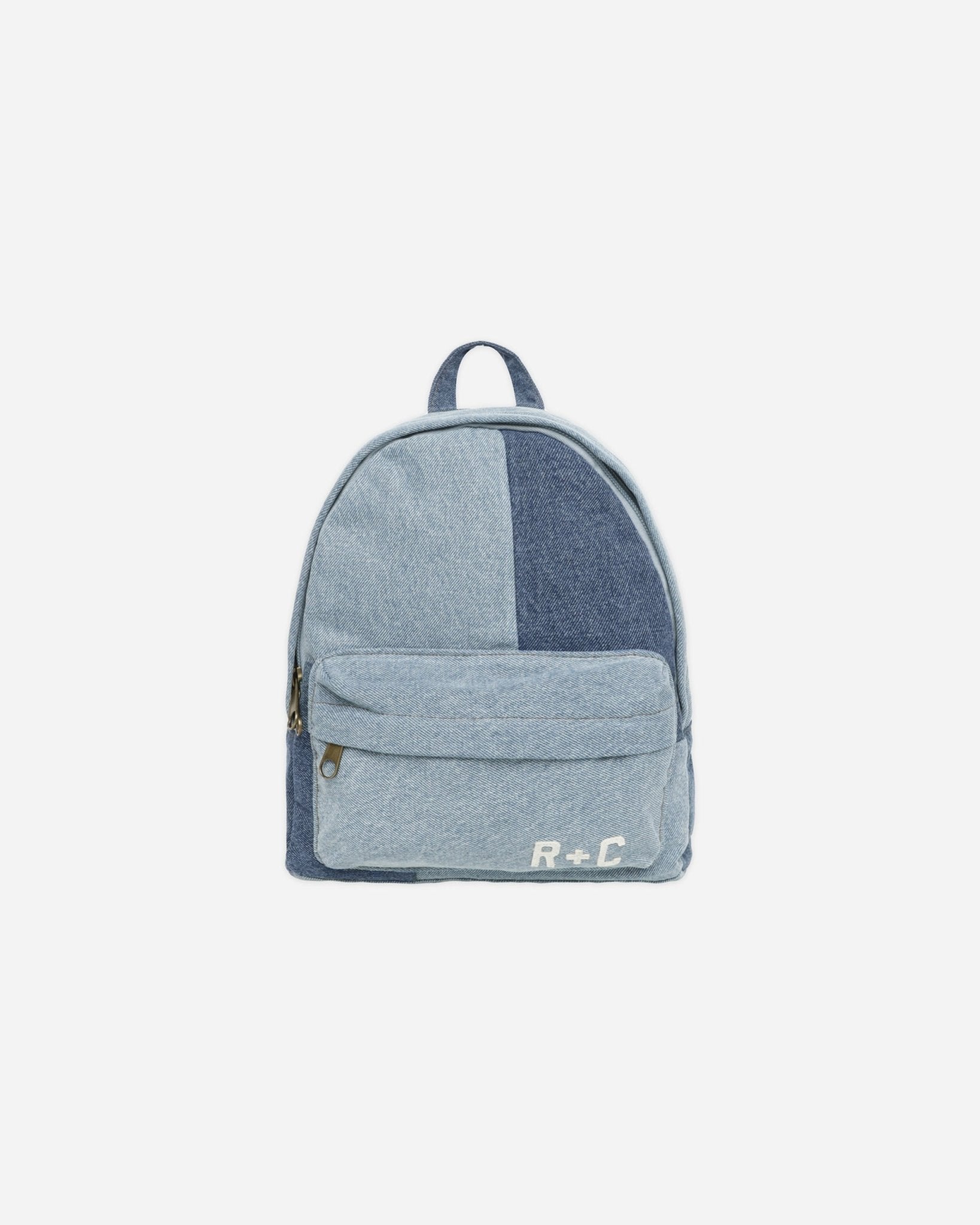 Mini Backpack || Patchwork Denim - Rylee + Cru Canada