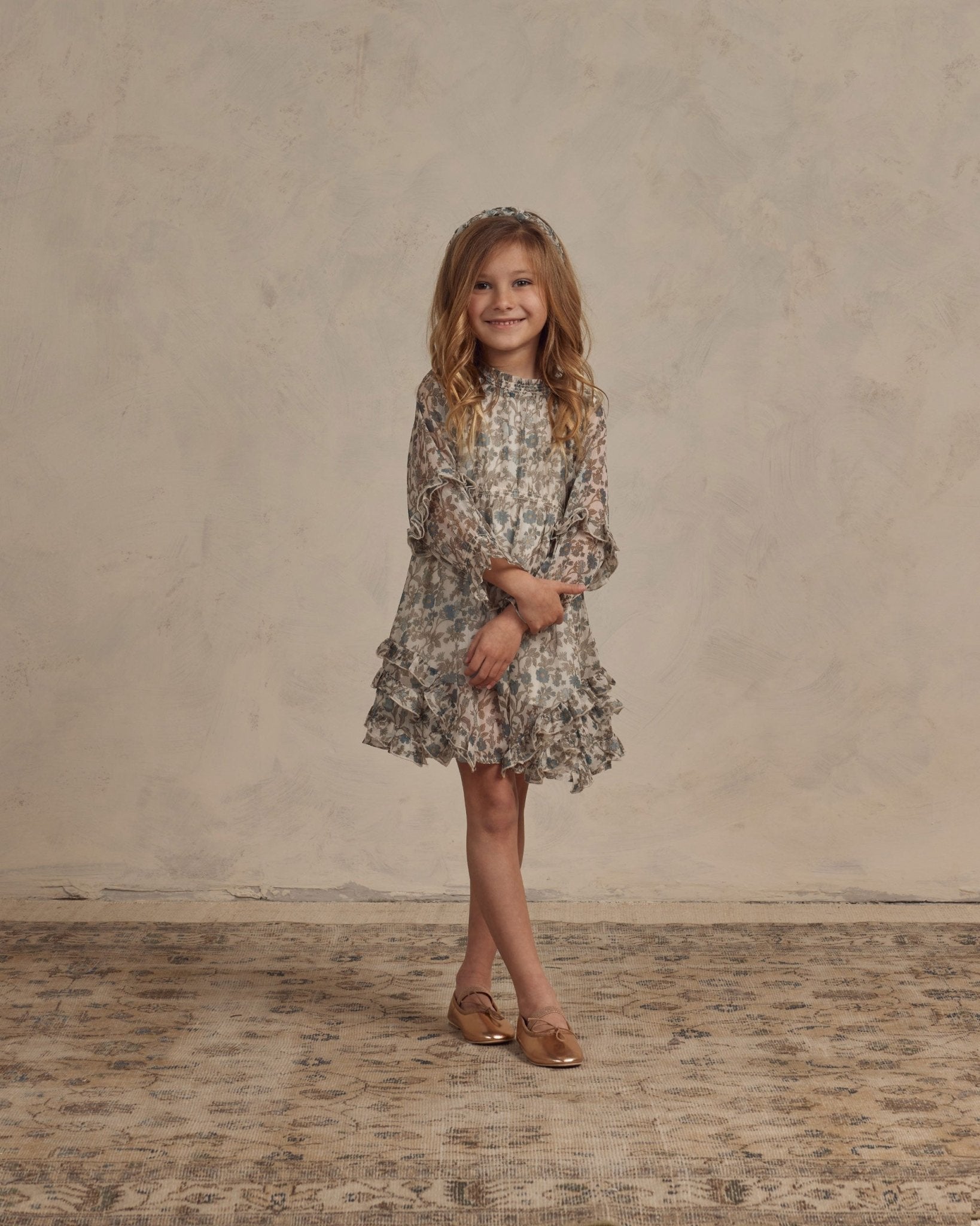 Mirabelle Dress || Cornflower Blue - Rylee + Cru Canada