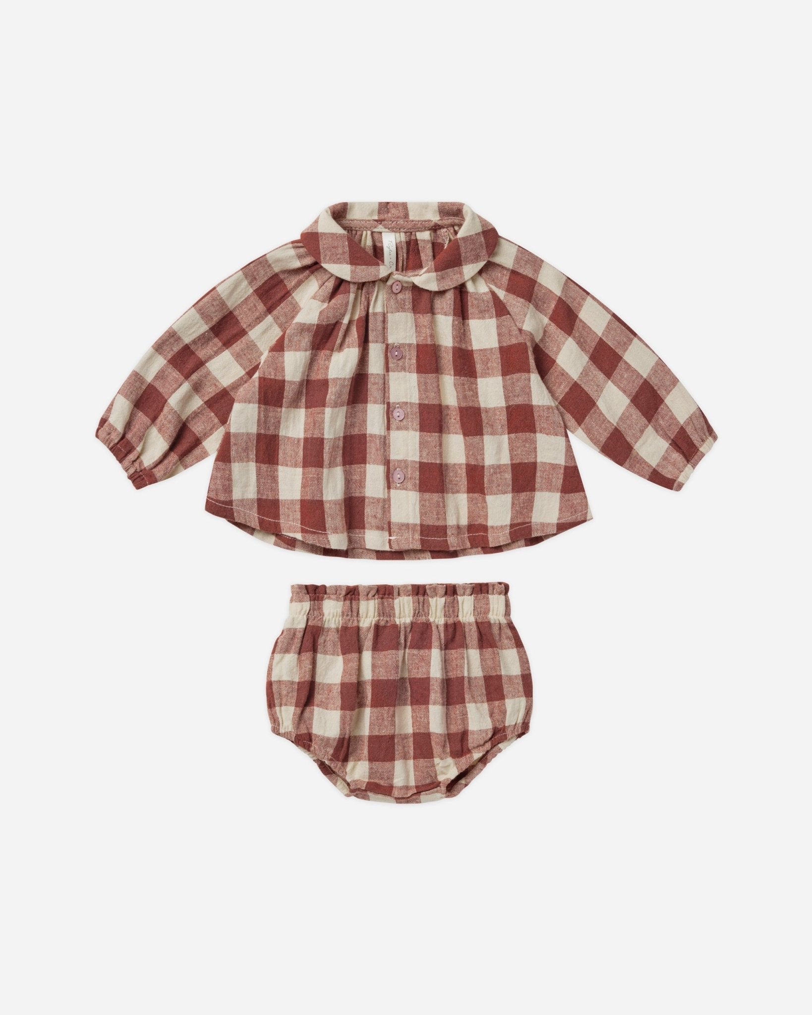 Nellie Set || Ruby Plaid - Rylee + Cru Canada