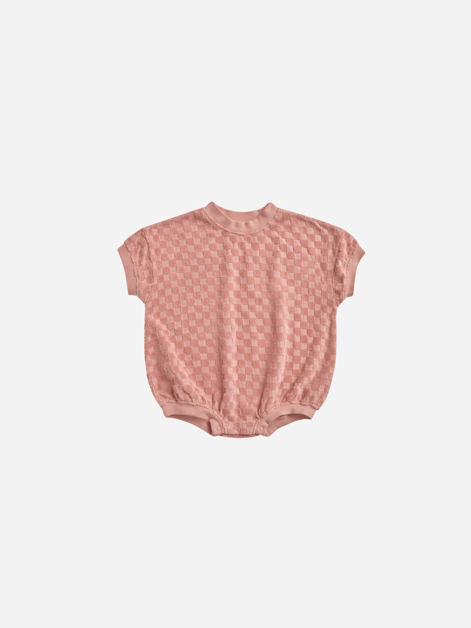 Noah Romper || Pink Check - Rylee + Cru Canada