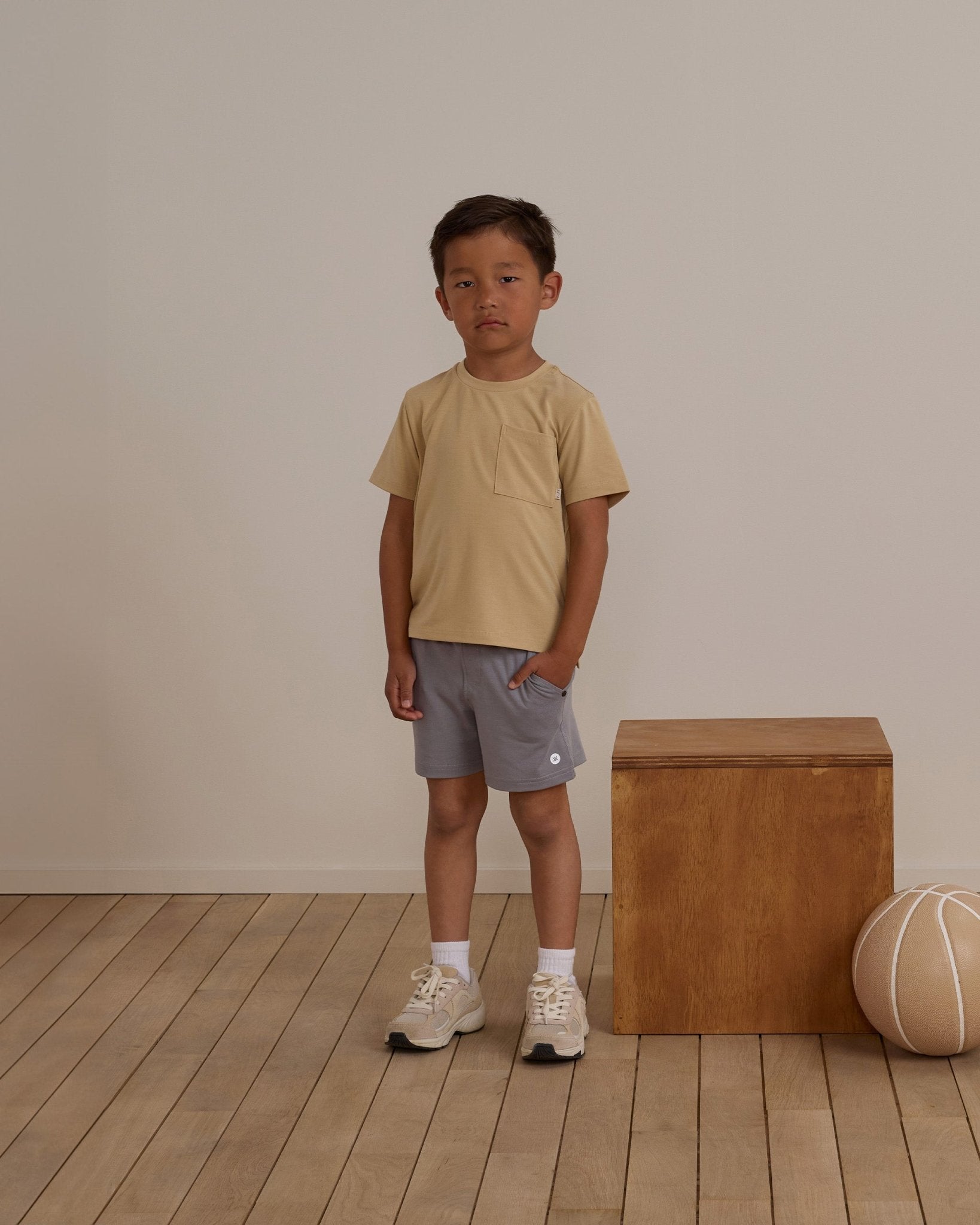 Oceanside Tech Short | Dusty Blue - Rylee + Cru Canada