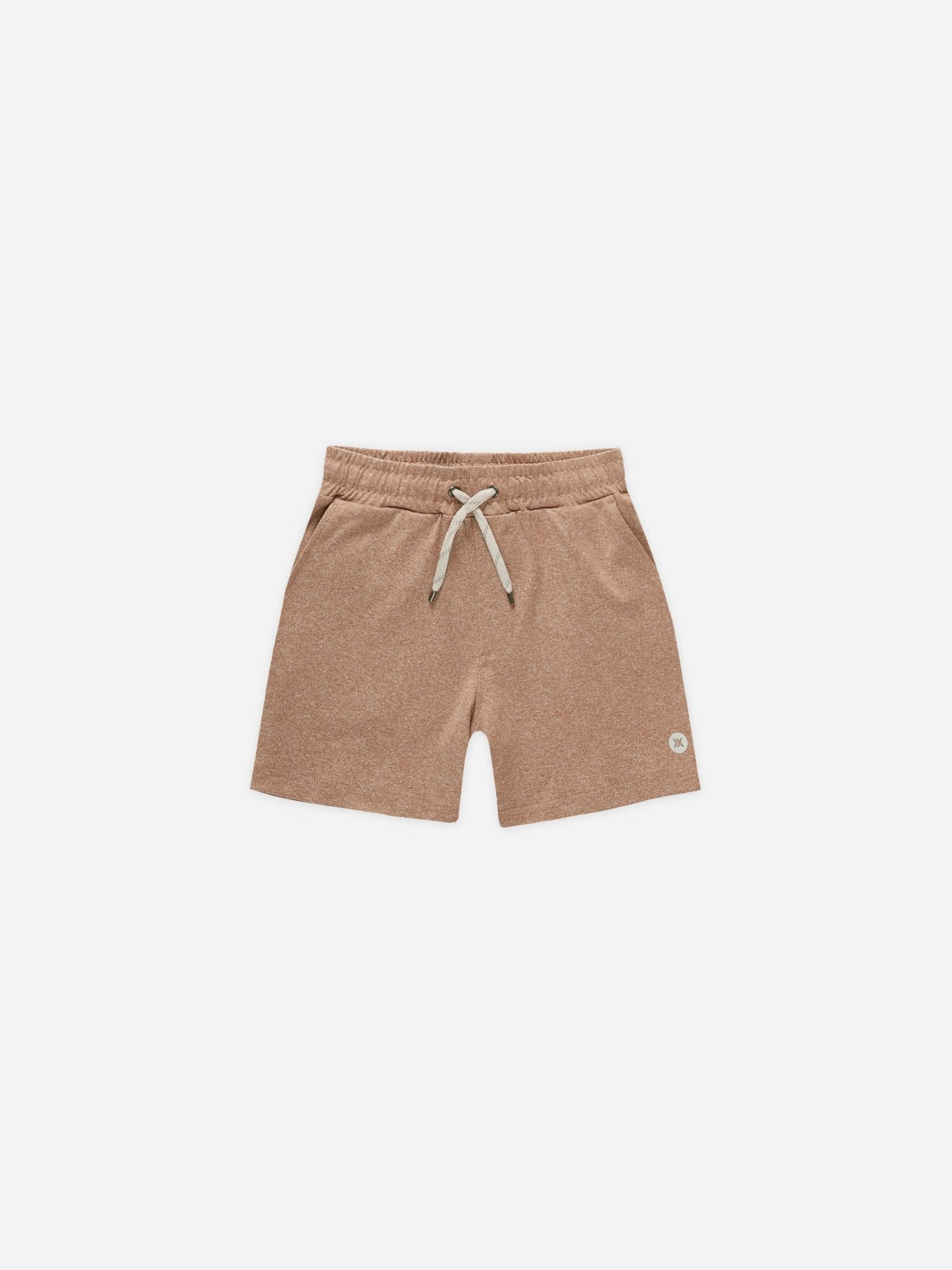 Oceanside Tech Short || Heathered Clay - Rylee + Cru Canada