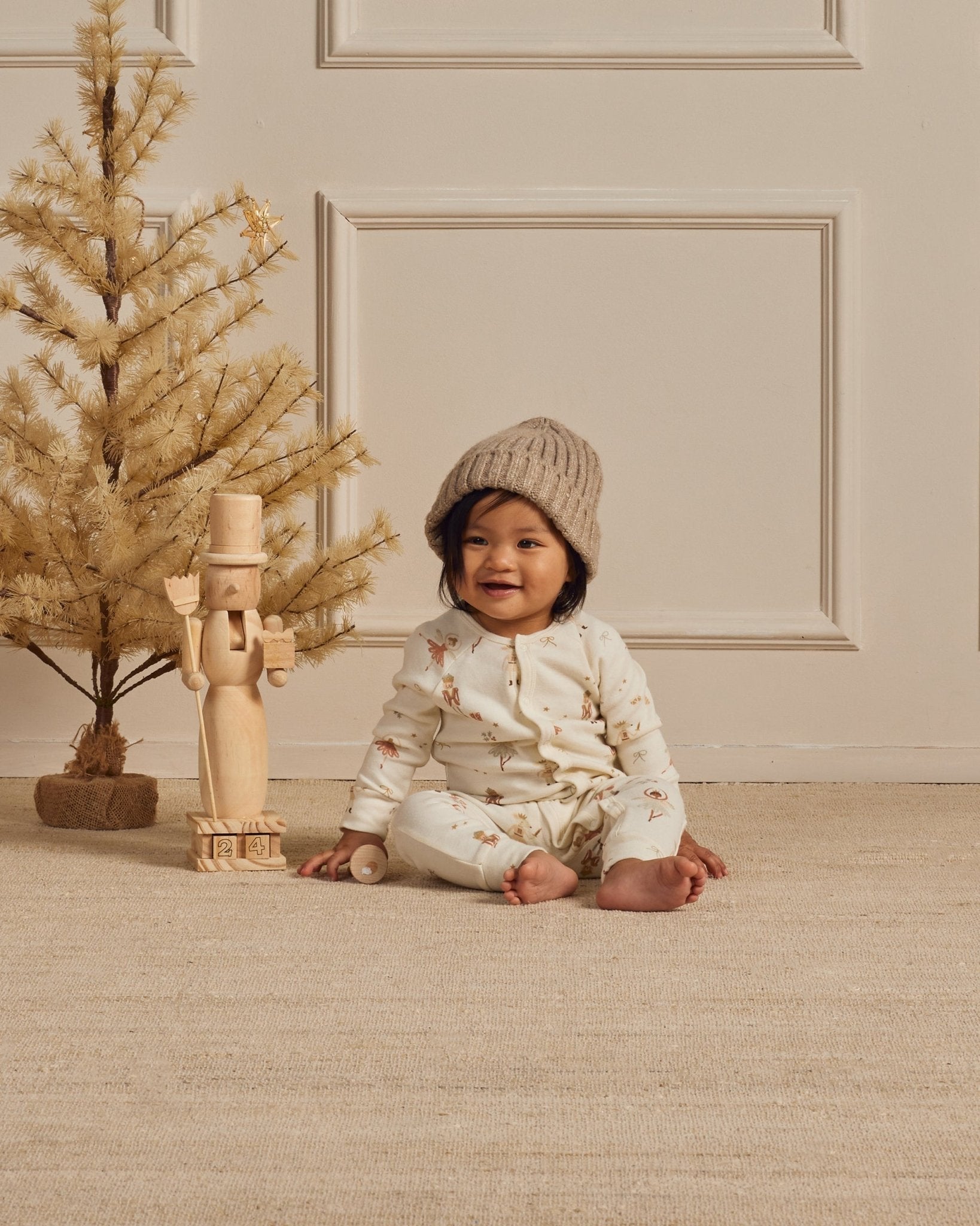 Organic Pajama Long John || Nutcracker - Rylee + Cru Canada